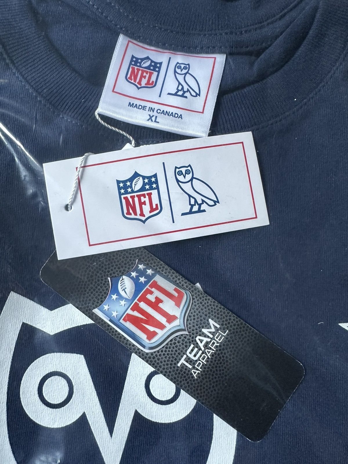 NFL × October's Very Own *RARE* OVO x NFL Dallas Cowboys OG Owl T-Shirt new with tags Size US XL / EU 56 / 4 - 6 Thumbnail