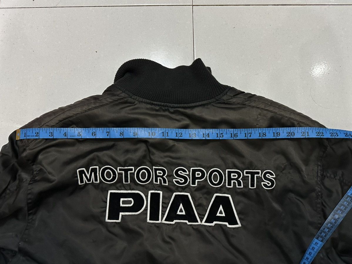 Japanese Brand 90’s Distress PIAA Motorsport Bomber Jacket Size US L / EU 52-54 / 3 - 15 Thumbnail