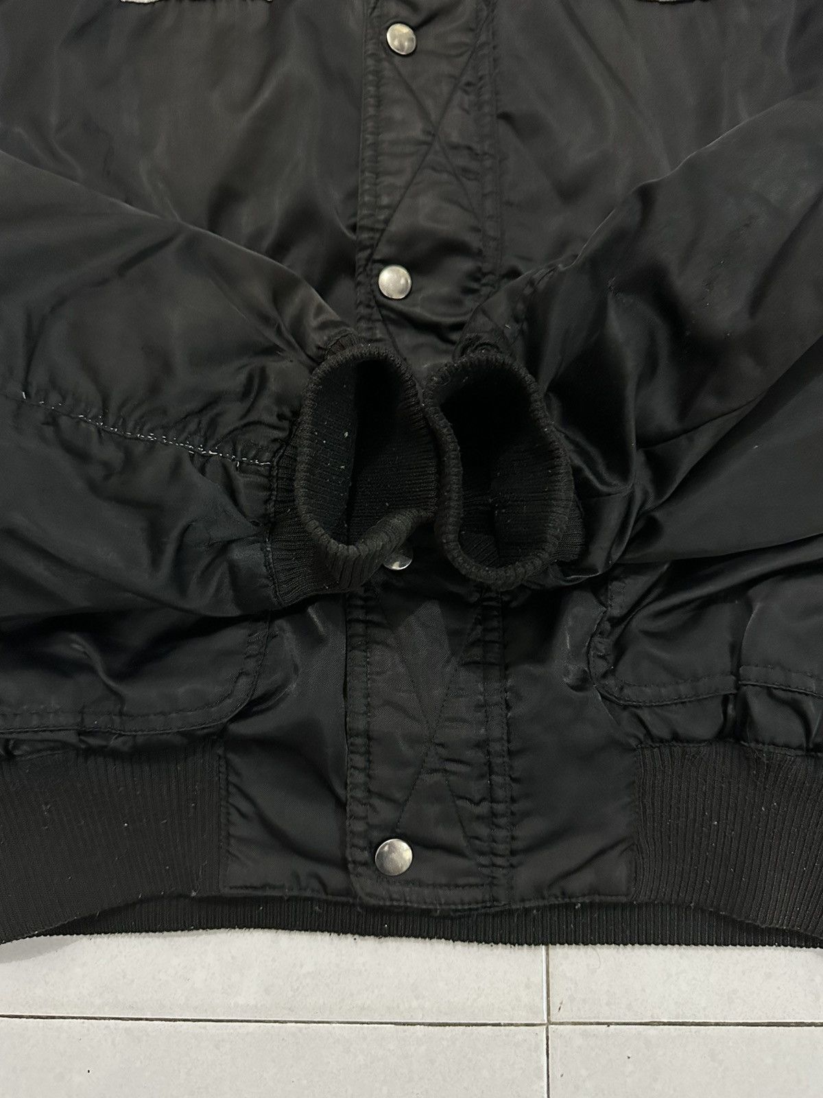 Japanese Brand 90’s Distress PIAA Motorsport Bomber Jacket Size US L / EU 52-54 / 3 - 10 Thumbnail