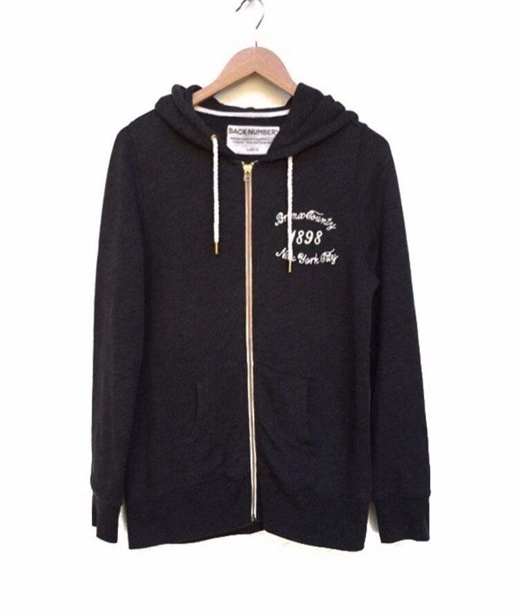Japanese Brand × Vintage 🔥Back Number Zipper Sweatshirt With Hoodies Size US S / EU 44-46 / 1 - 1 Thumbnail