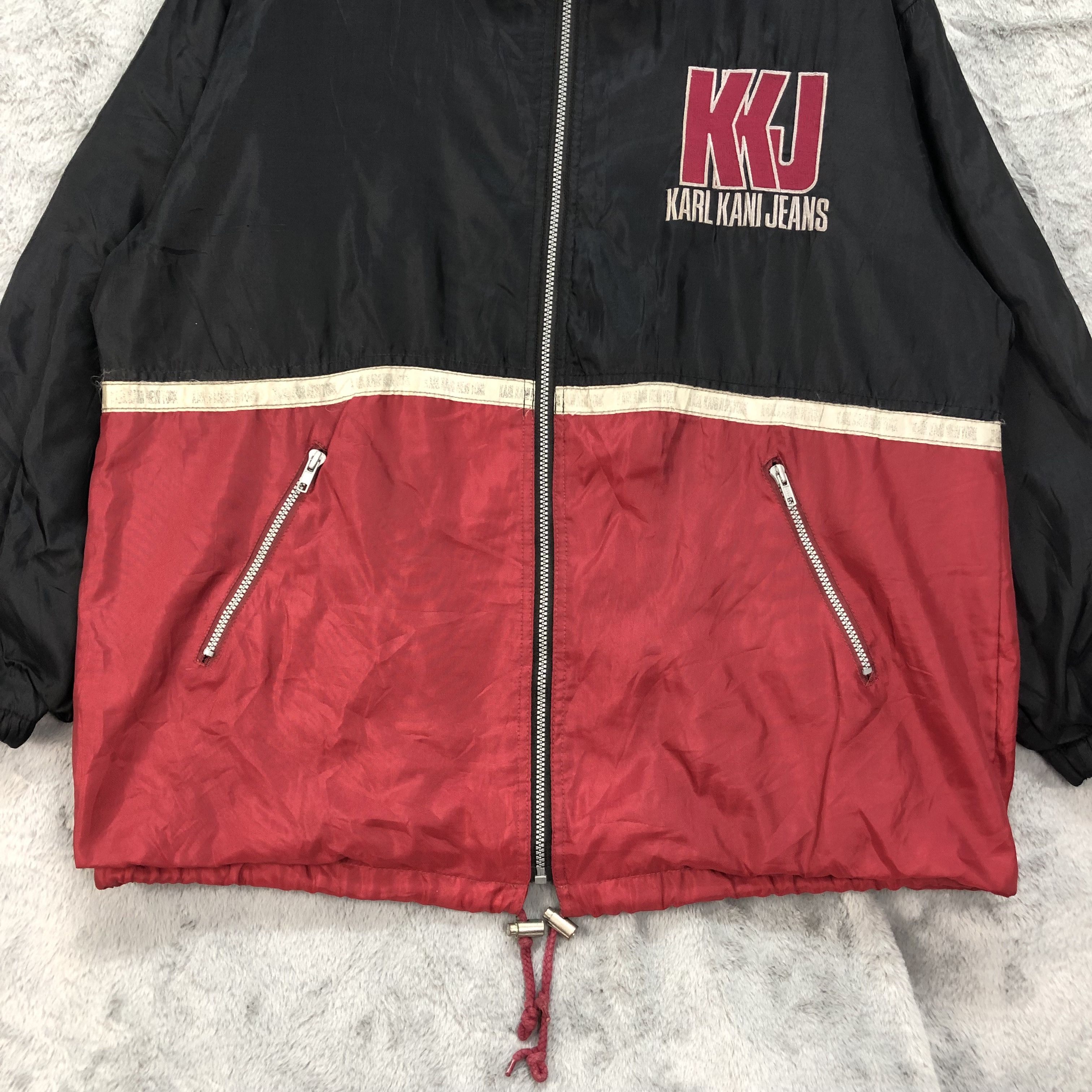 Karl Kani Vintage 90's Karl Kani Jeans Back Big Logo Jacket #4633-161 Size US M / EU 48-50 / 2 - 4 Thumbnail