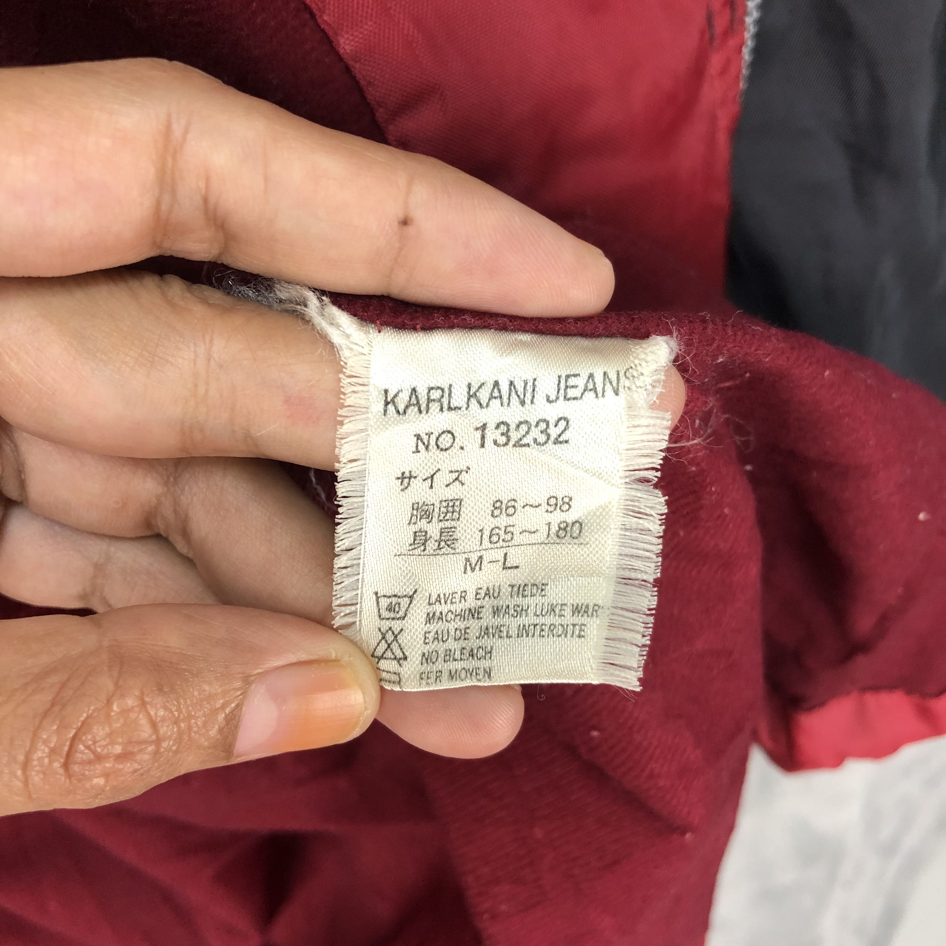 Karl Kani Vintage 90's Karl Kani Jeans Back Big Logo Jacket #4633-161 Size US M / EU 48-50 / 2 - 10 Thumbnail