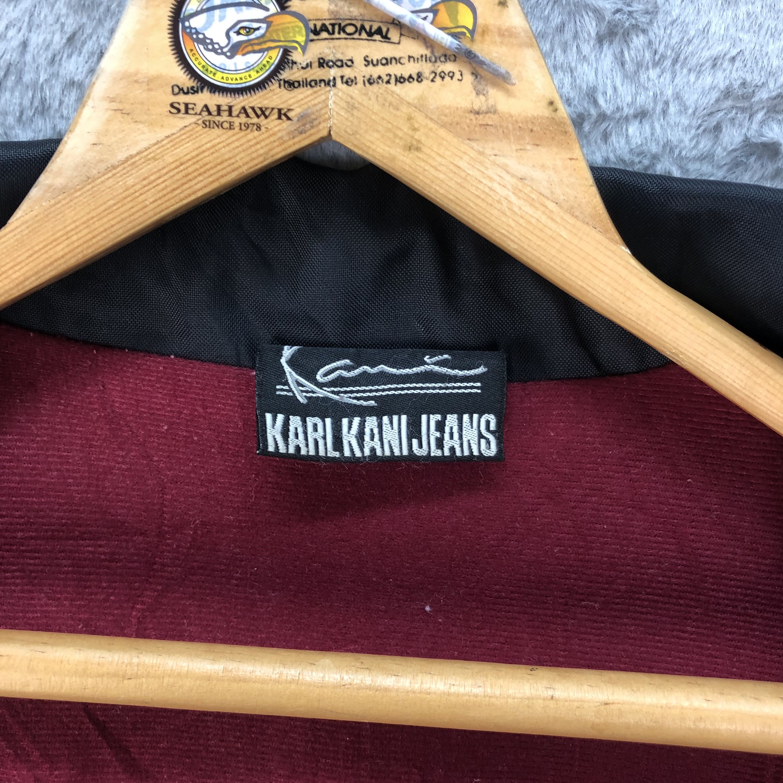 Karl Kani Vintage 90's Karl Kani Jeans Back Big Logo Jacket #4633-161 Size US M / EU 48-50 / 2 - 8 Thumbnail