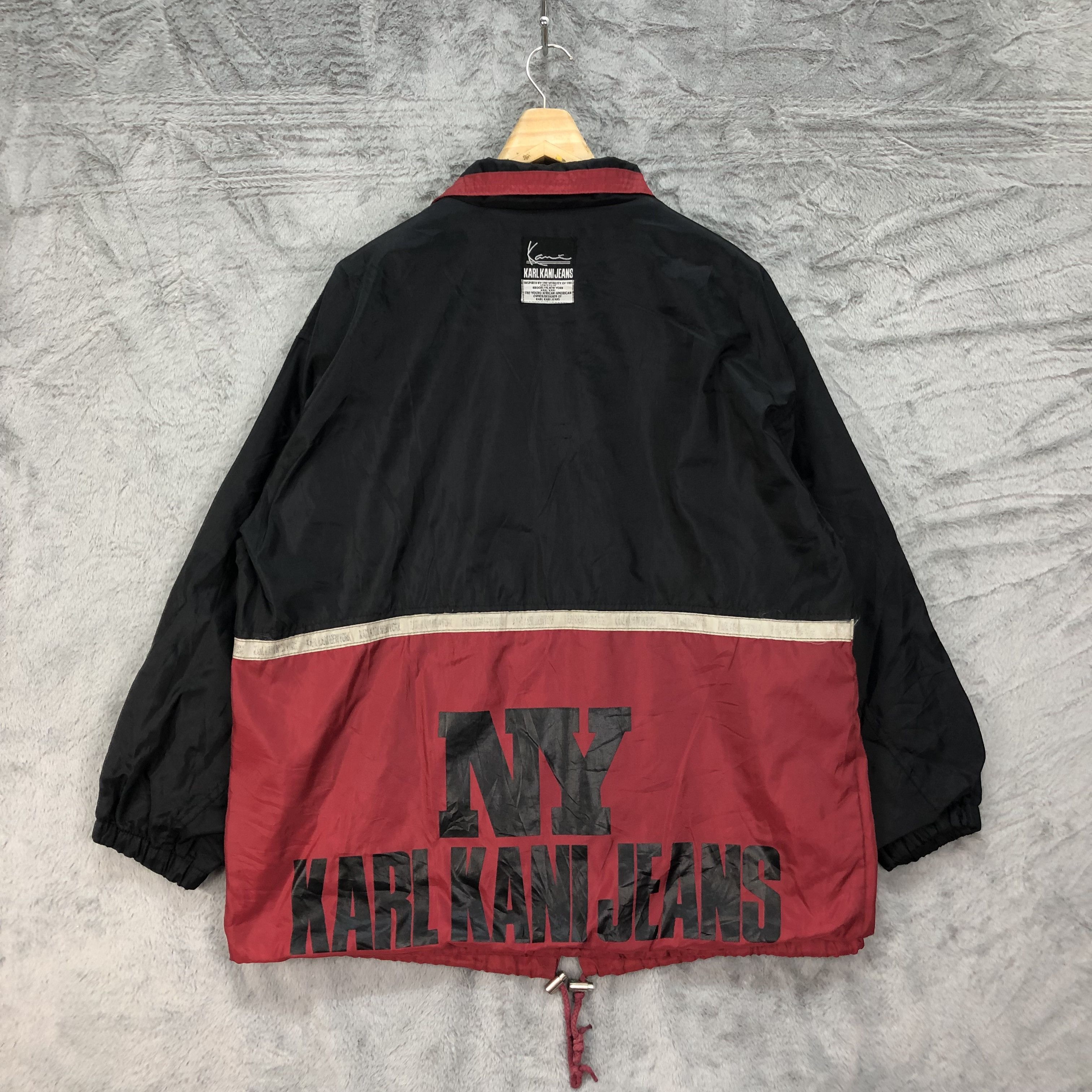 Karl Kani Vintage 90's Karl Kani Jeans Back Big Logo Jacket #4633-161 Size US M / EU 48-50 / 2 - 12 Thumbnail
