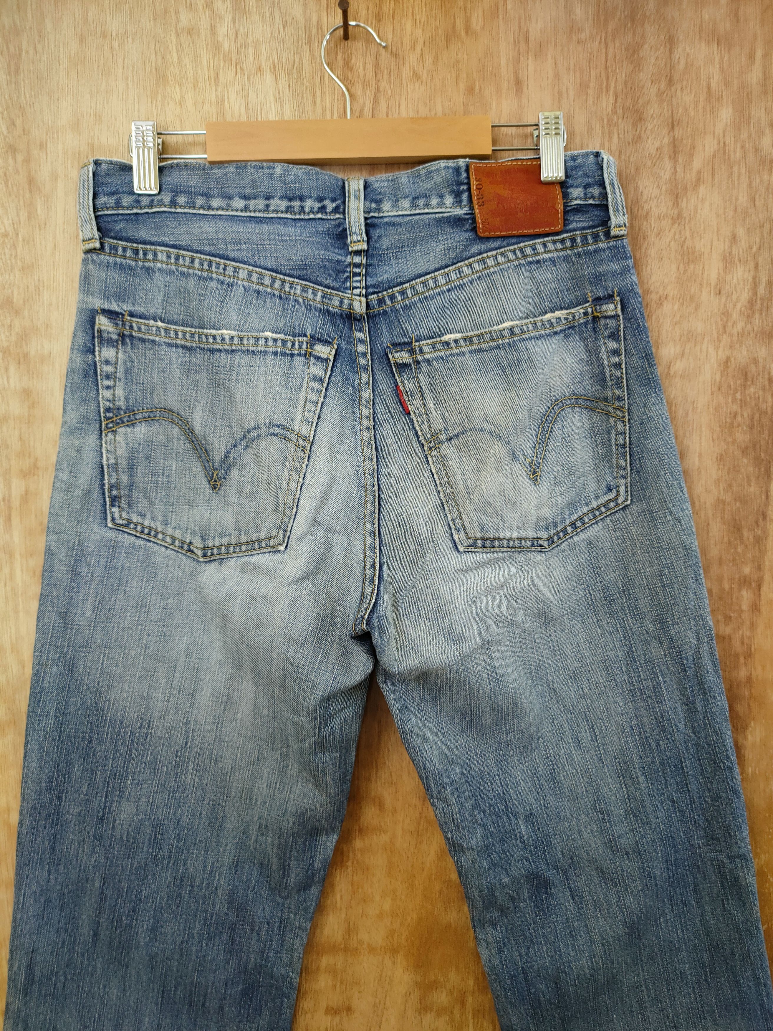 Levi's 502 levis distressed denim vintage pants #46-818 Size US 30 / EU 46 - 7 Thumbnail
