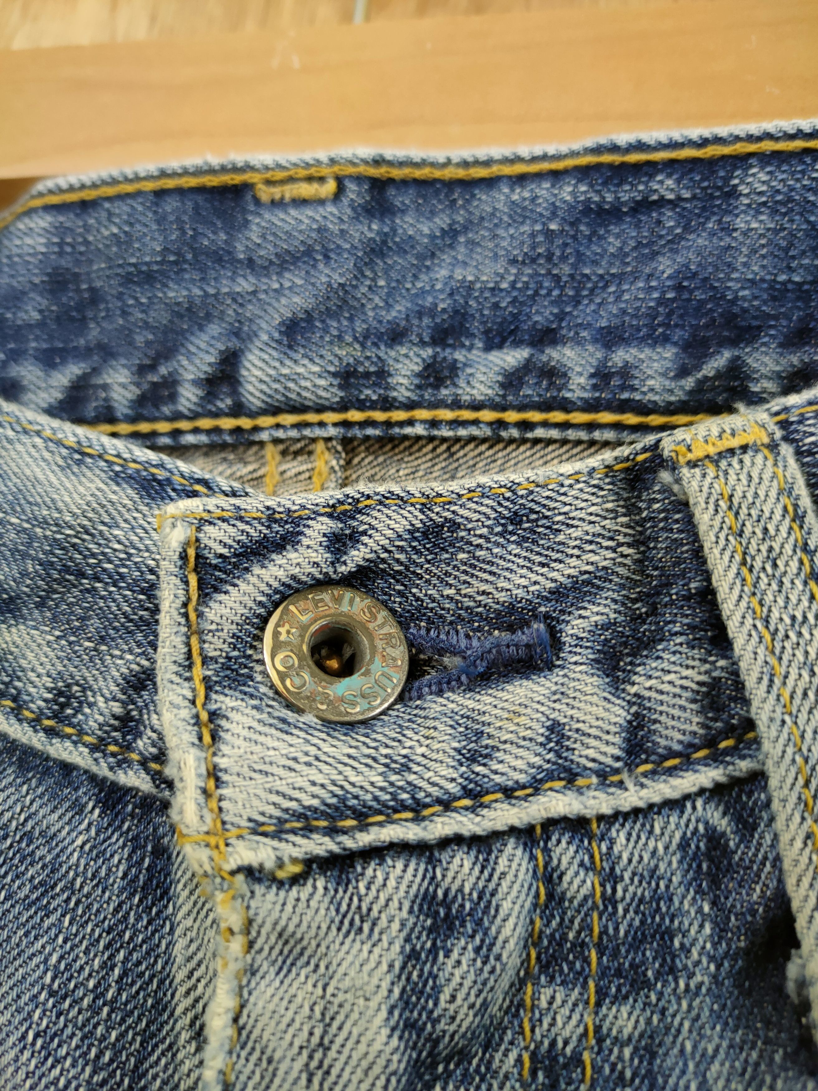 Levi's 502 levis distressed denim vintage pants #46-818 Size US 30 / EU 46 - 4 Thumbnail