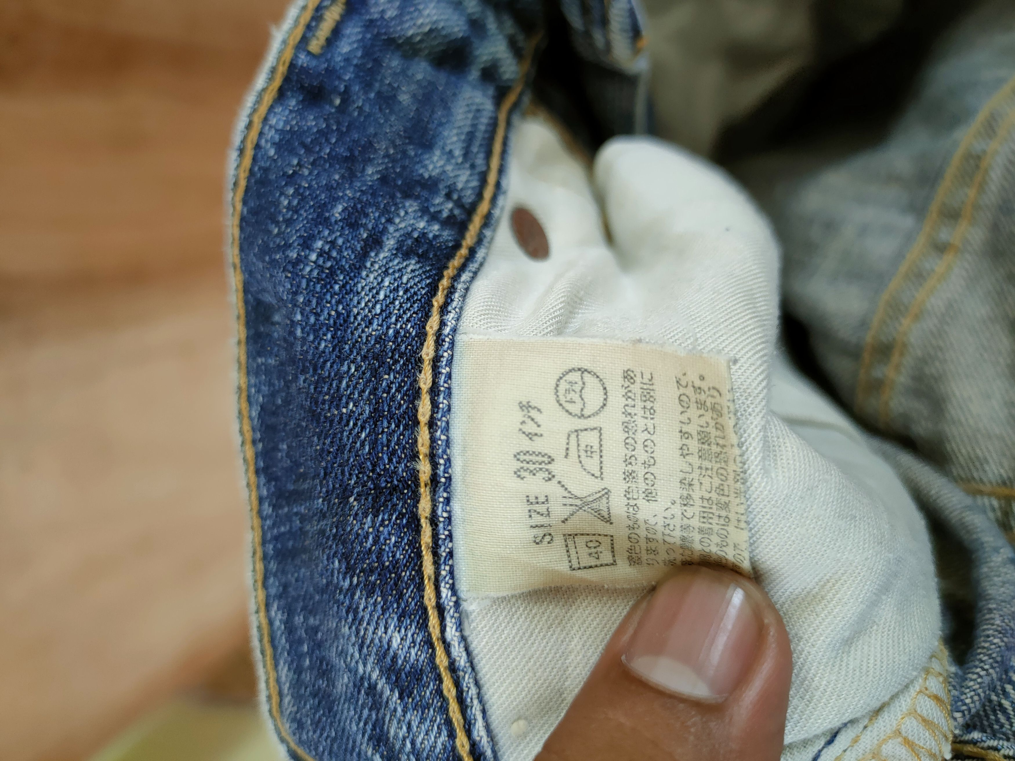 Levi's 502 levis distressed denim vintage pants #46-818 Size US 30 / EU 46 - 9 Thumbnail