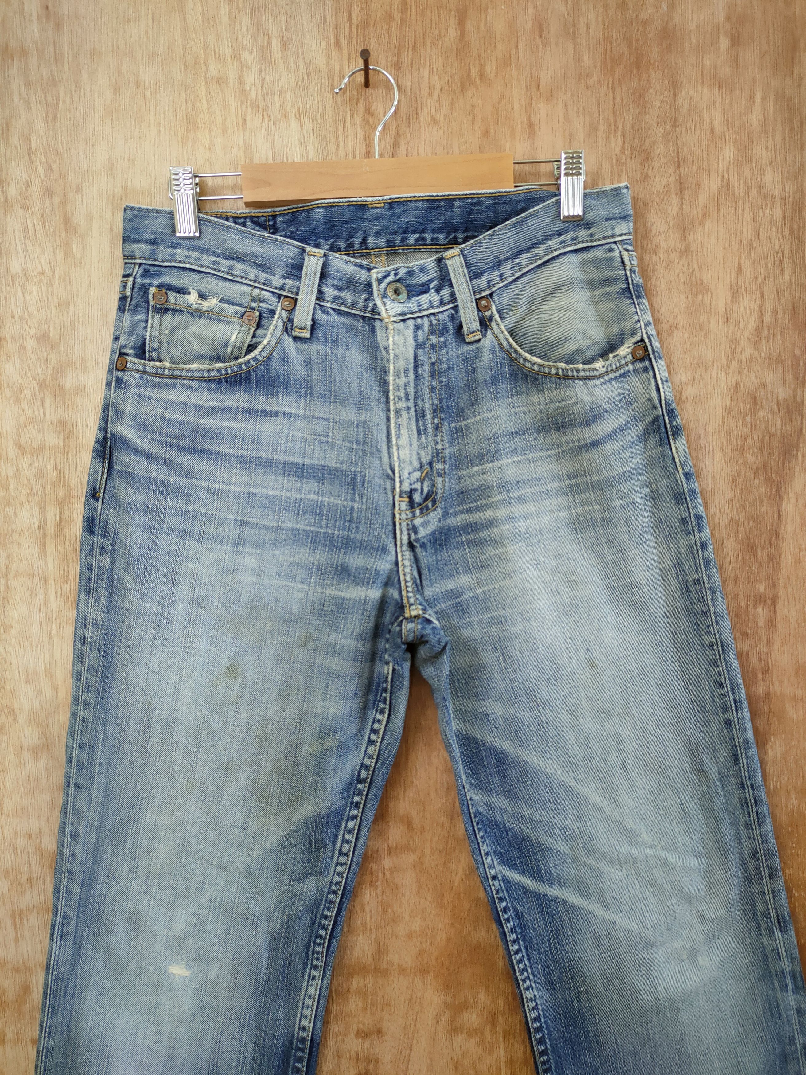 Levi's 502 levis distressed denim vintage pants #46-818 Size US 30 / EU 46 - 3 Thumbnail