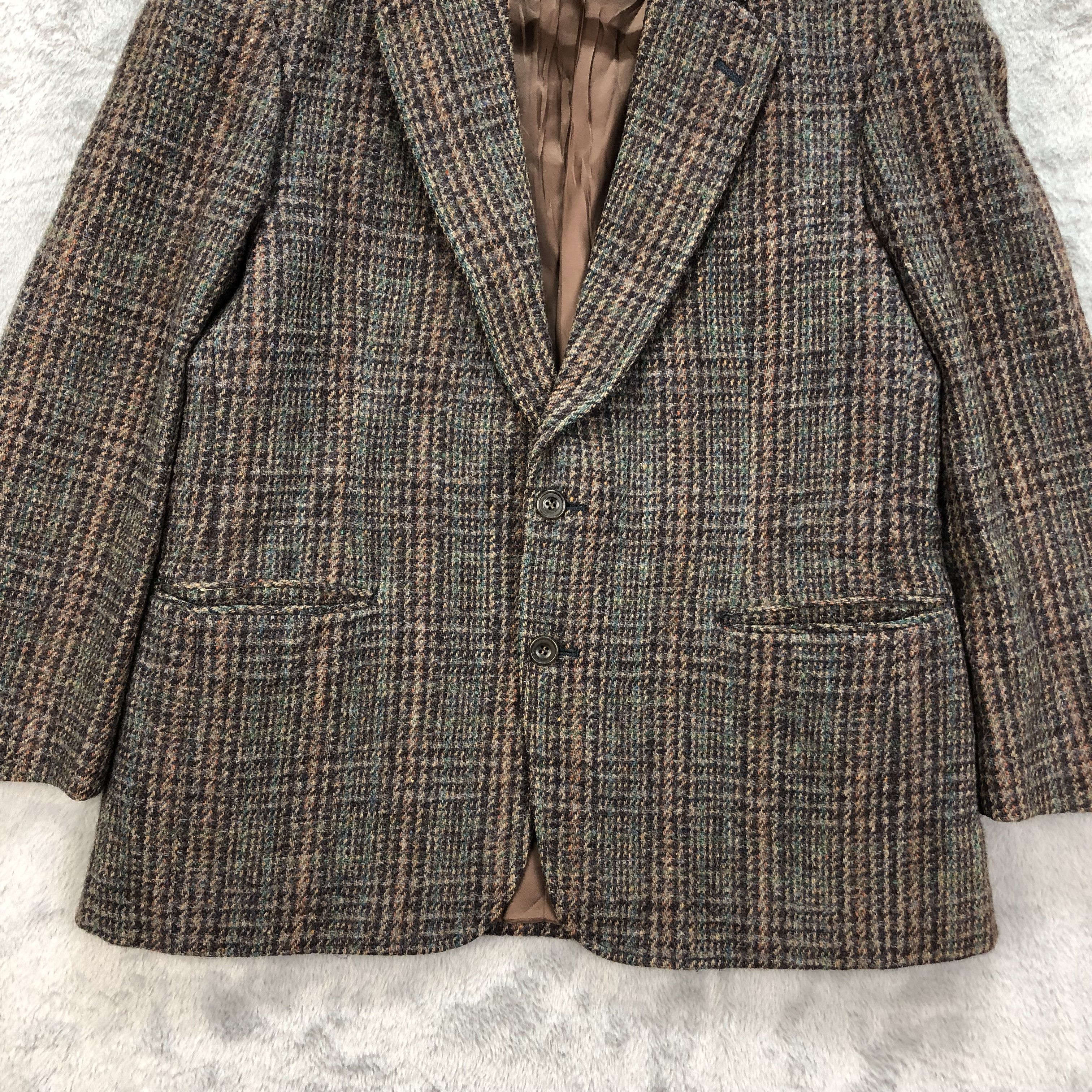 Harris Tweed BASKIN CLASSIC COLLECTION HARRIS TWEED WOOL BLAZERS #4990-35 Size 42R - 3 Thumbnail