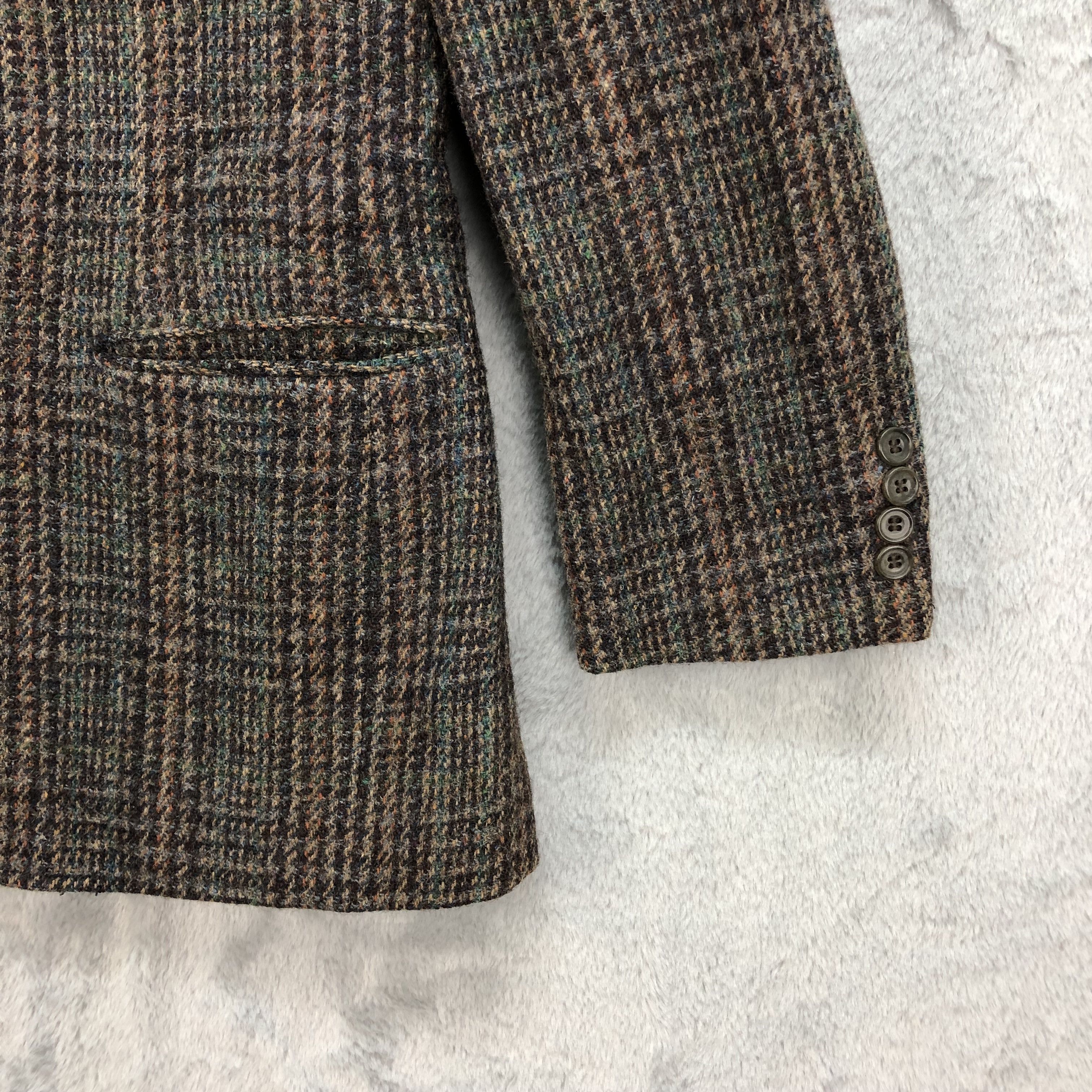 Harris Tweed BASKIN CLASSIC COLLECTION HARRIS TWEED WOOL BLAZERS #4990-35 Size 42R - 5 Thumbnail