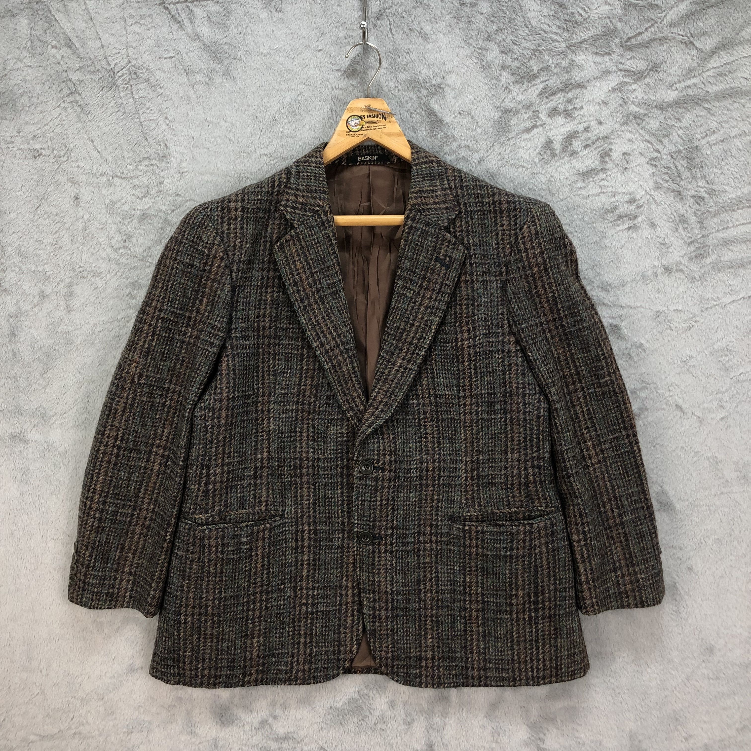 Harris Tweed BASKIN CLASSIC COLLECTION HARRIS TWEED WOOL BLAZERS #4990-35 Size 42R - 1 Thumbnail