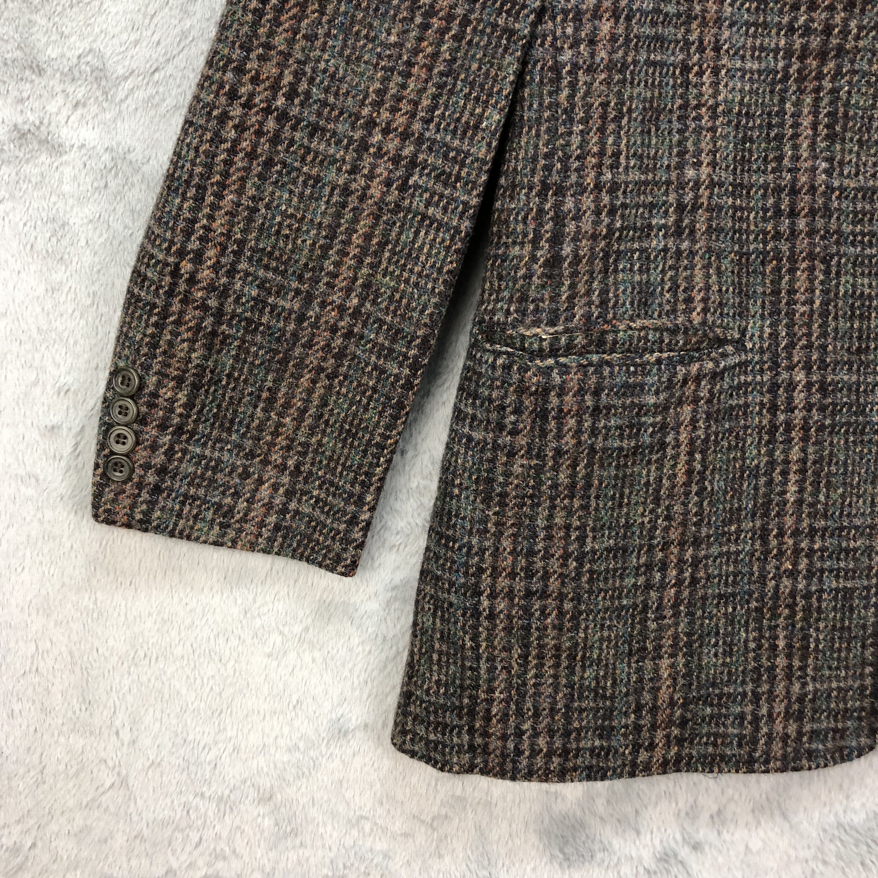 Harris Tweed BASKIN CLASSIC COLLECTION HARRIS TWEED WOOL BLAZERS #4990-35 Size 42R - 4 Thumbnail