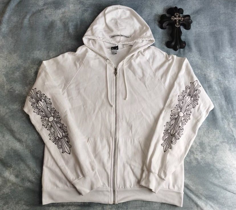 Heart Web Cropped Zipup Hoodie main image 1
