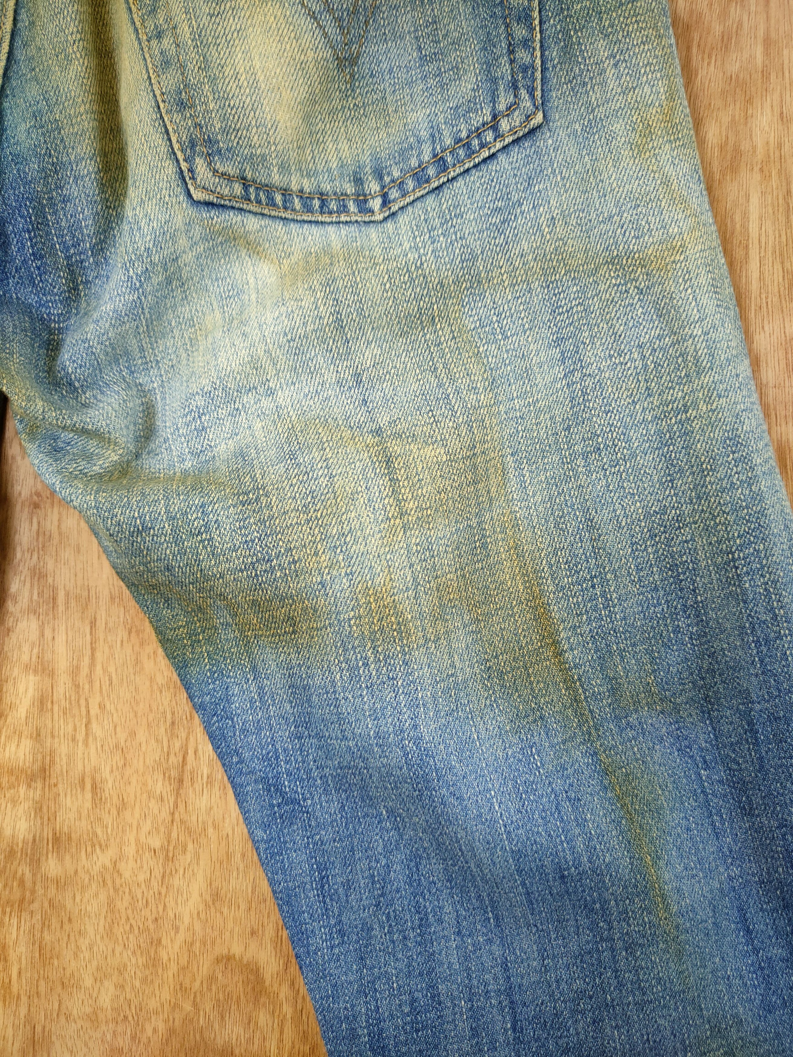 Levi's 505 Levis distressed faded dirty denim pants #46-645 Size US 29 - 11 Thumbnail