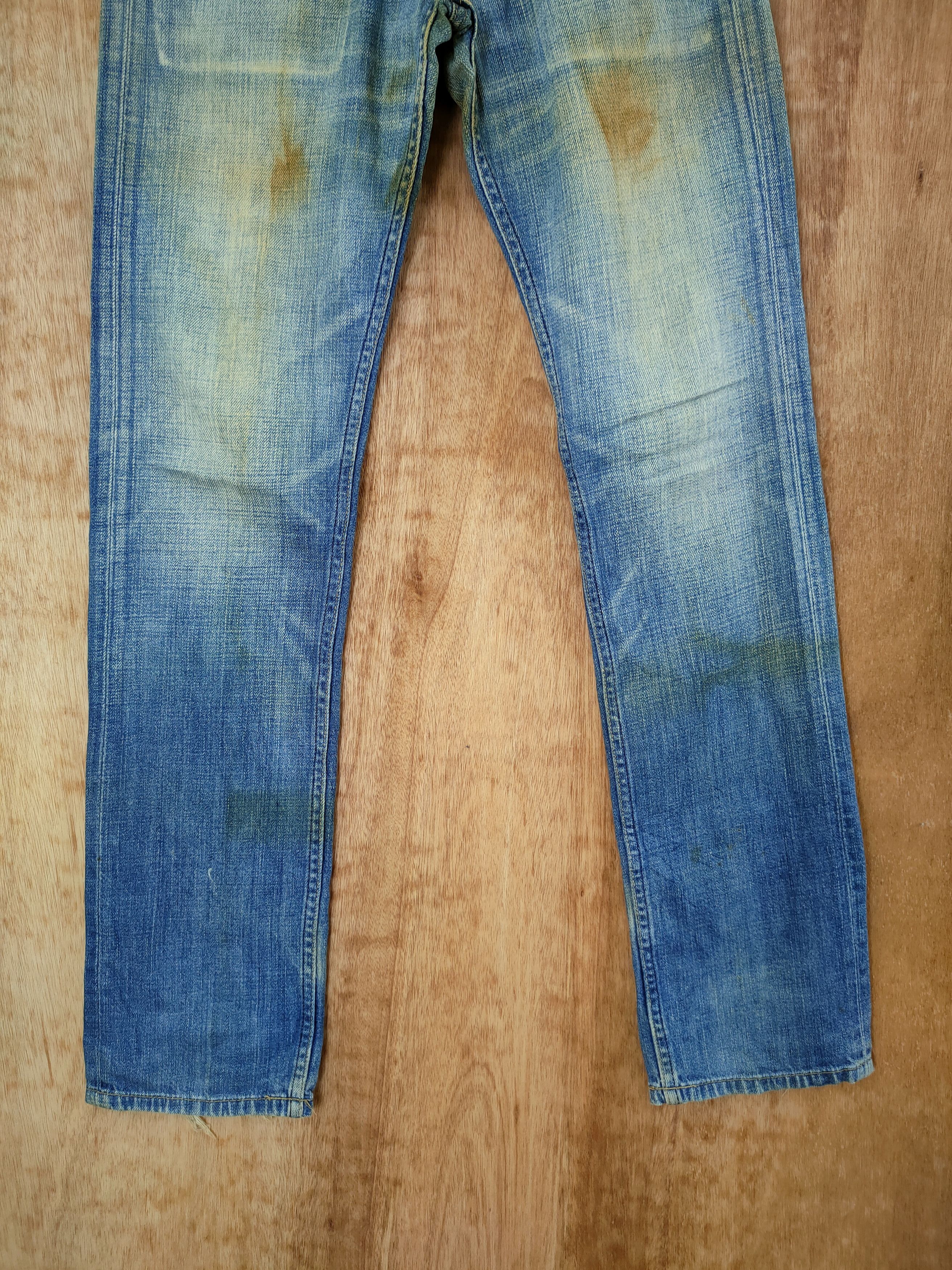 Levi's 505 Levis distressed faded dirty denim pants #46-645 Size US 29 - 2 Thumbnail