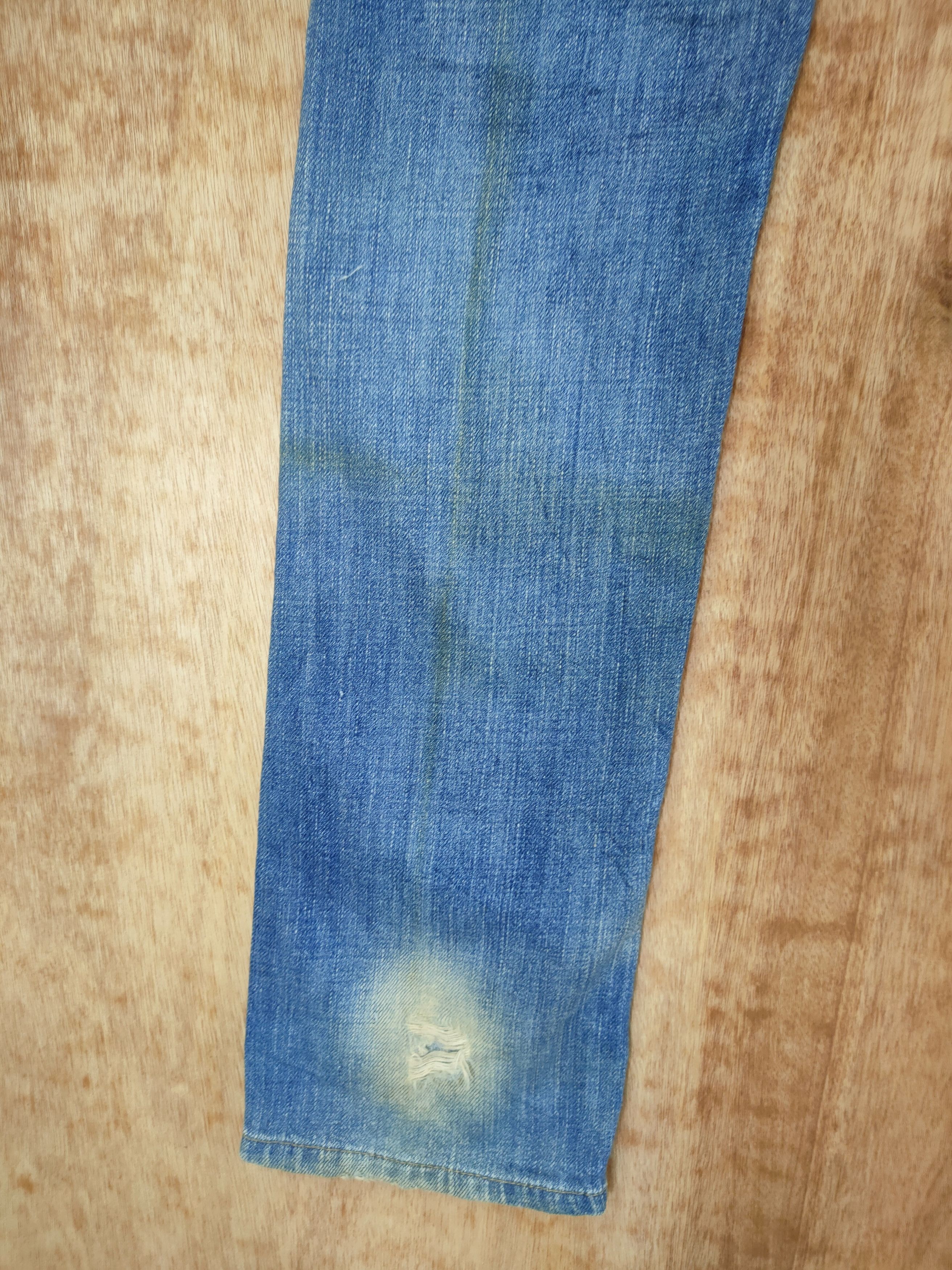 Levi's 505 Levis distressed faded dirty denim pants #46-645 Size US 29 - 9 Thumbnail