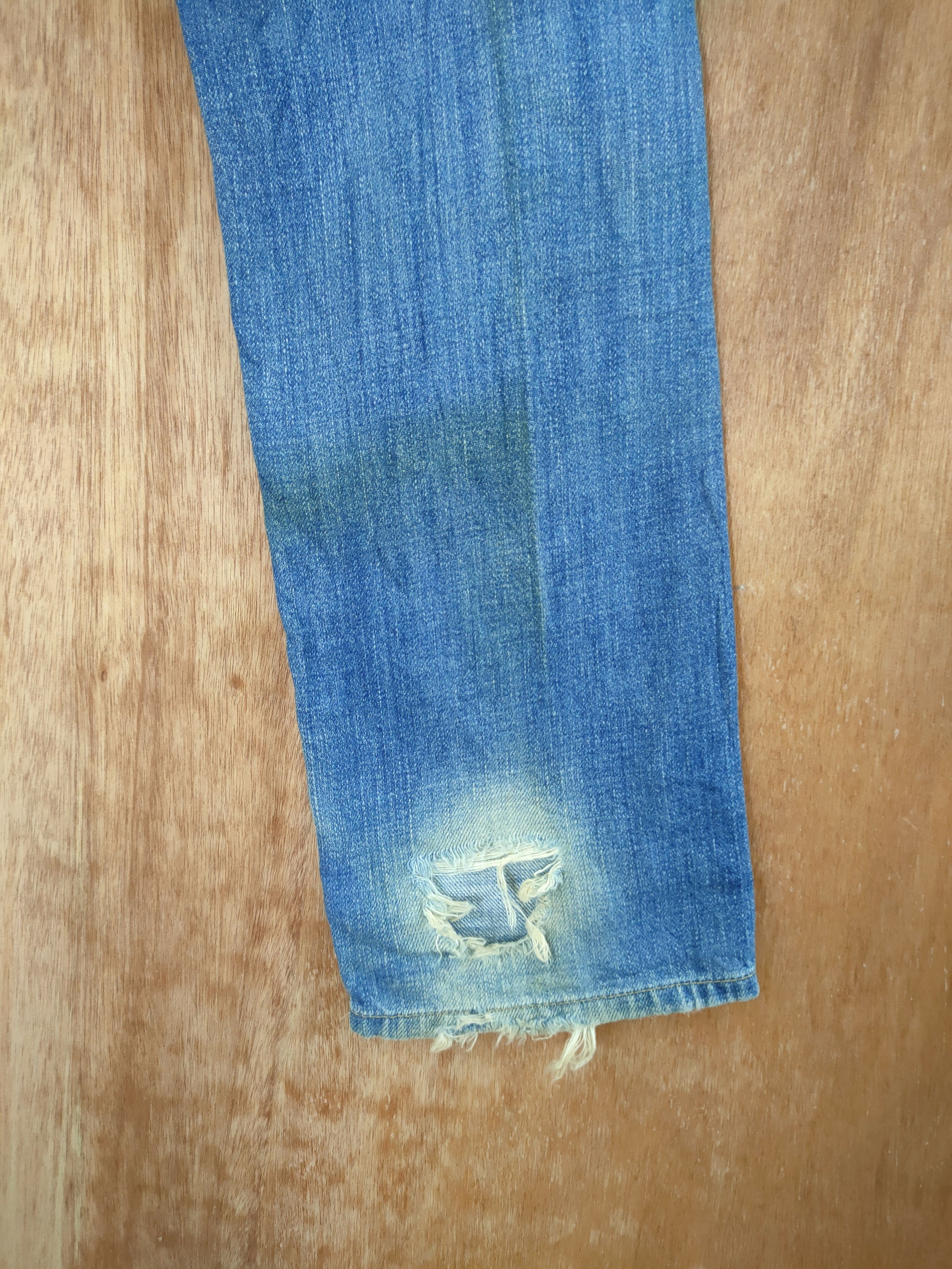 Levi's 505 Levis distressed faded dirty denim pants #46-645 Size US 29 - 8 Thumbnail