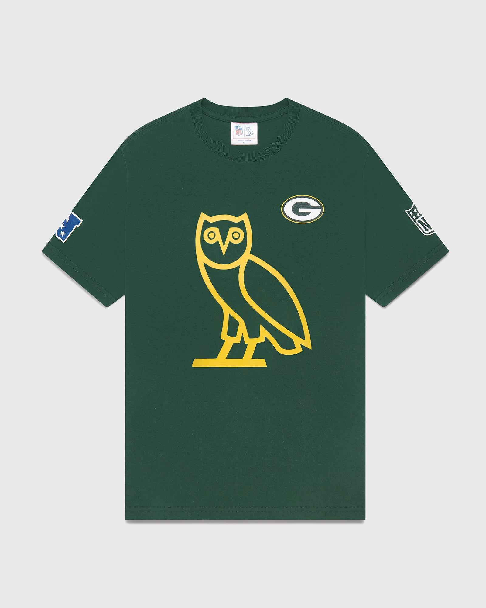 NFL × October's Very Own OVO x NFL Green Bay Packers OG Owl T-Shirt new with tags Size US M / EU 48-50 / 2 - 2 Thumbnail