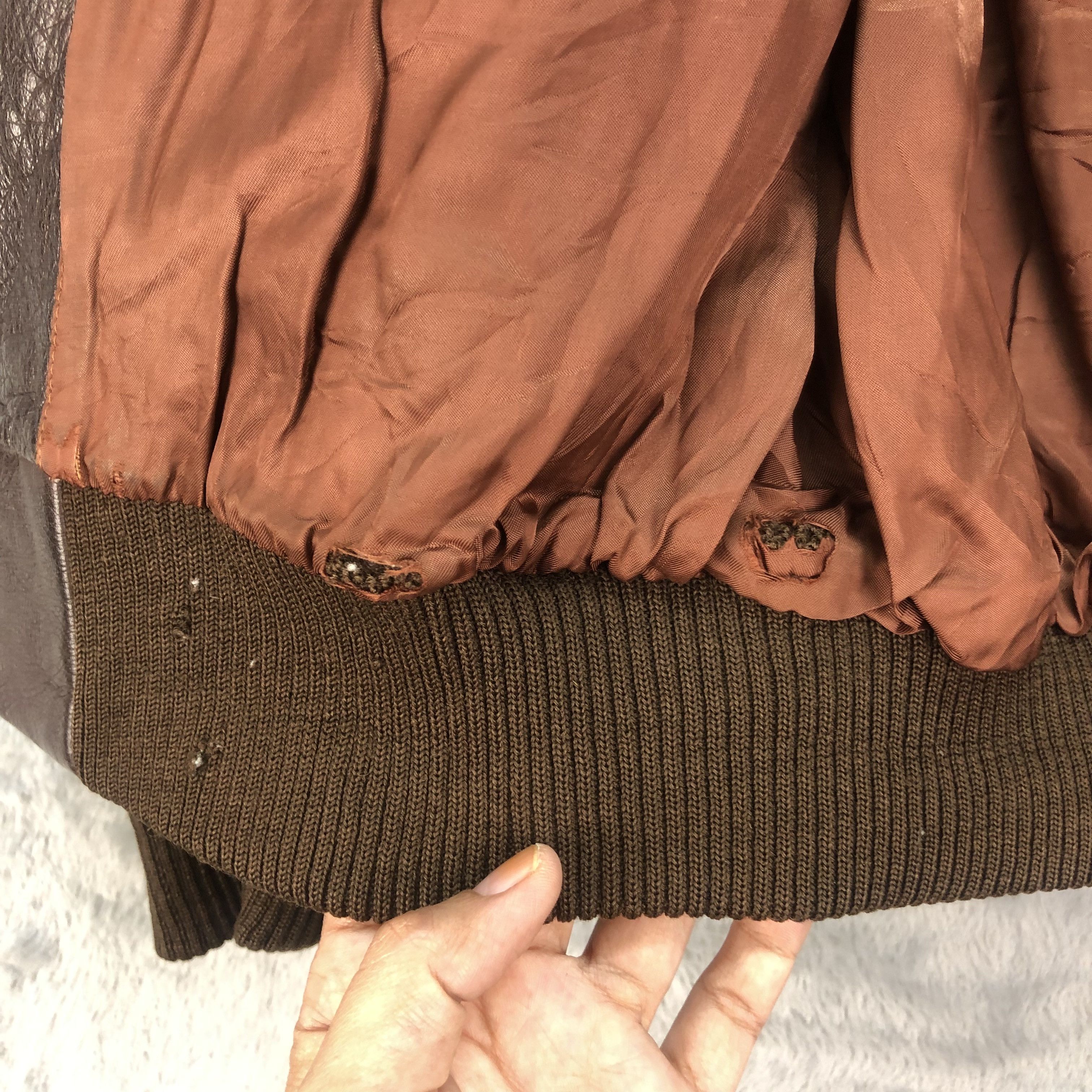 Vintage Vintage 90's Perma Stone Leather Jacket #4720-165 Size US L / EU 52-54 / 3 - 10 Thumbnail