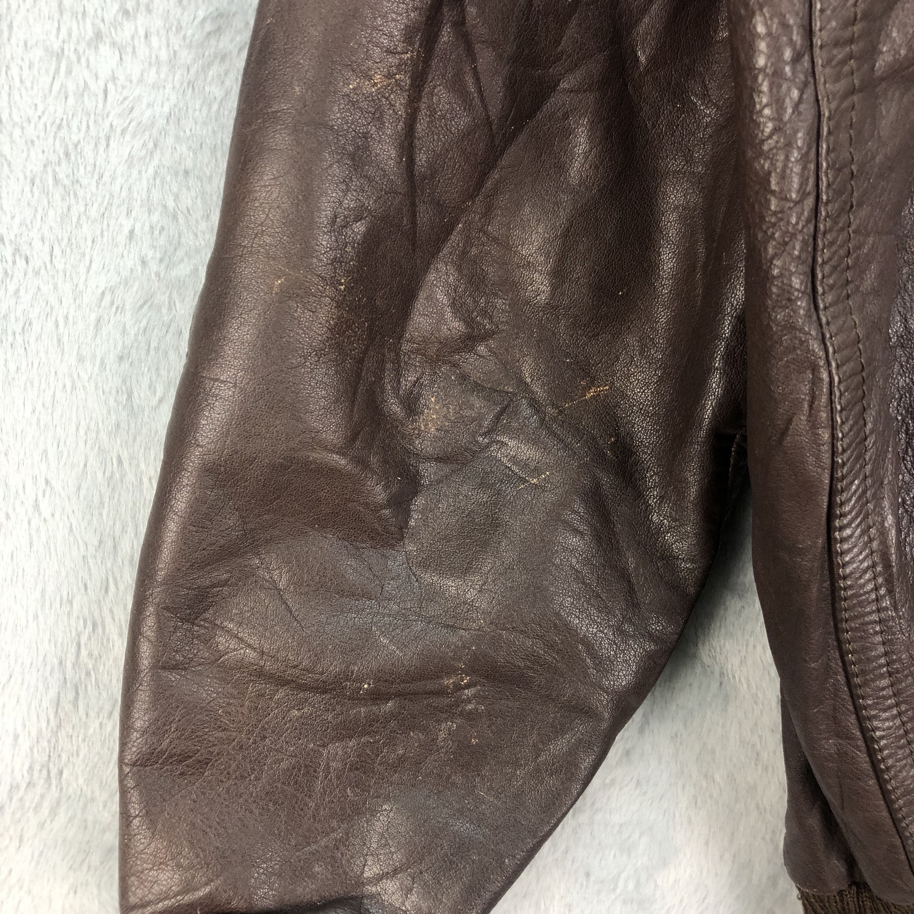 Vintage Vintage 90's Perma Stone Leather Jacket #4720-165 Size US L / EU 52-54 / 3 - 16 Thumbnail