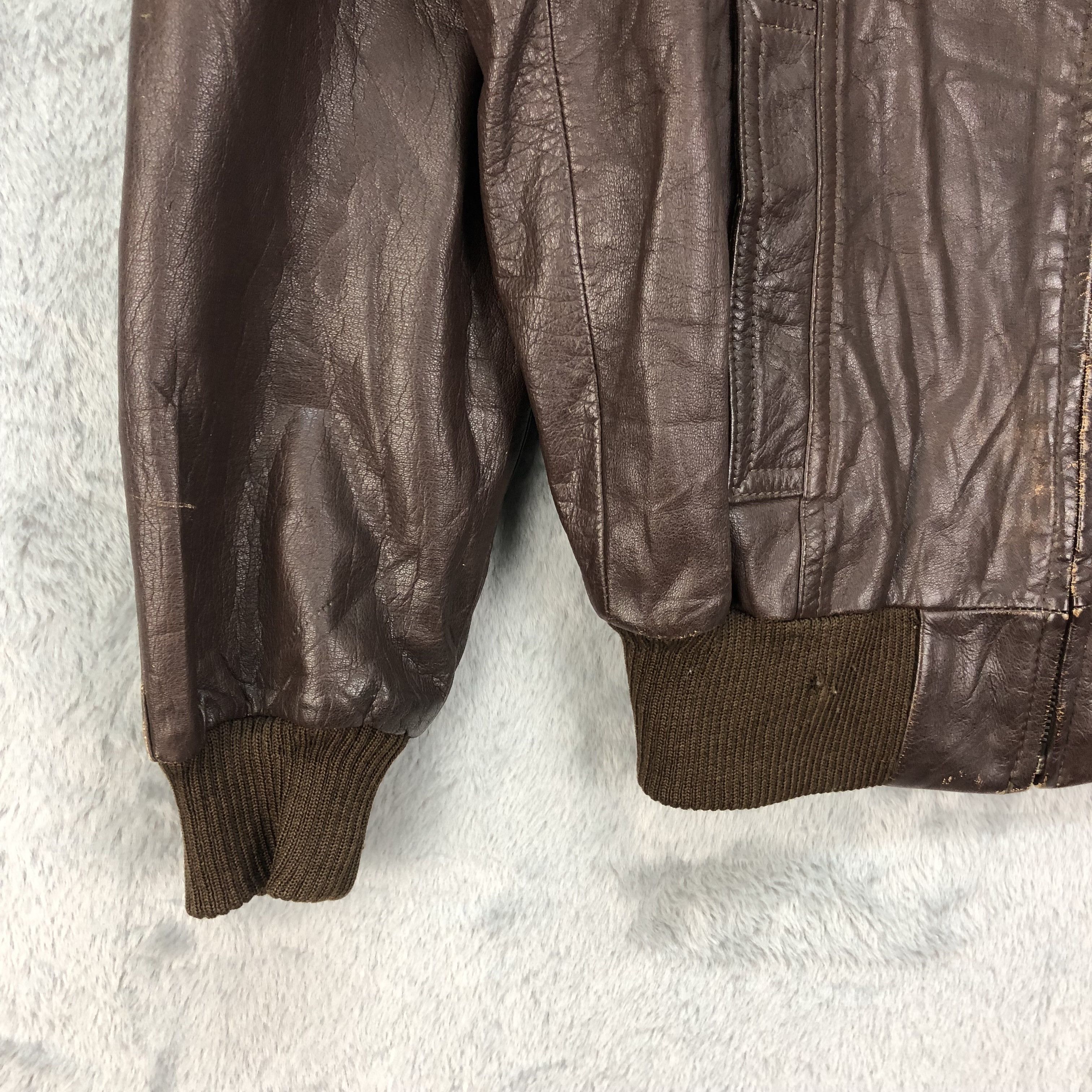 Vintage Vintage 90's Perma Stone Leather Jacket #4720-165 Size US L / EU 52-54 / 3 - 5 Thumbnail