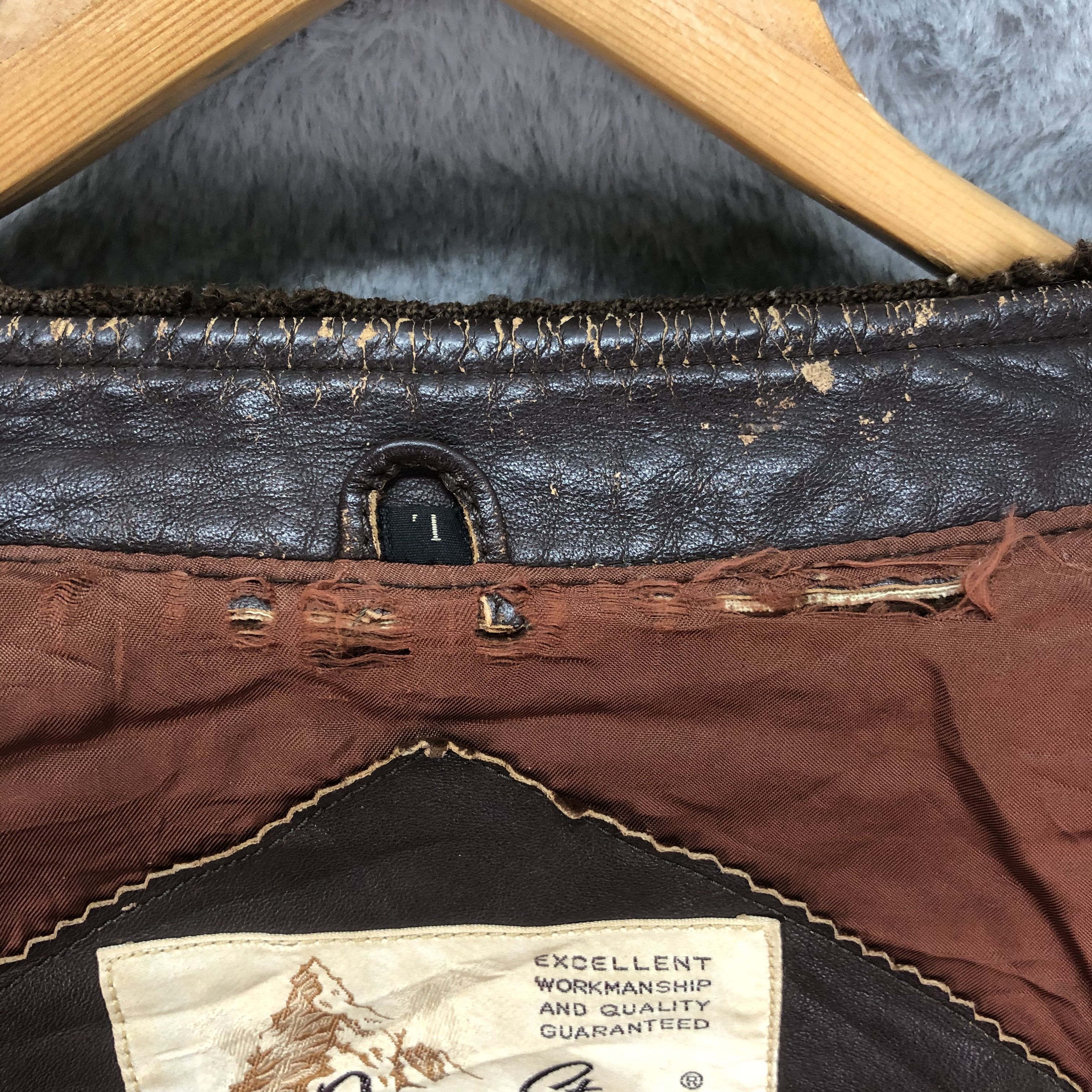 Vintage Vintage 90's Perma Stone Leather Jacket #4720-165 Size US L / EU 52-54 / 3 - 13 Thumbnail