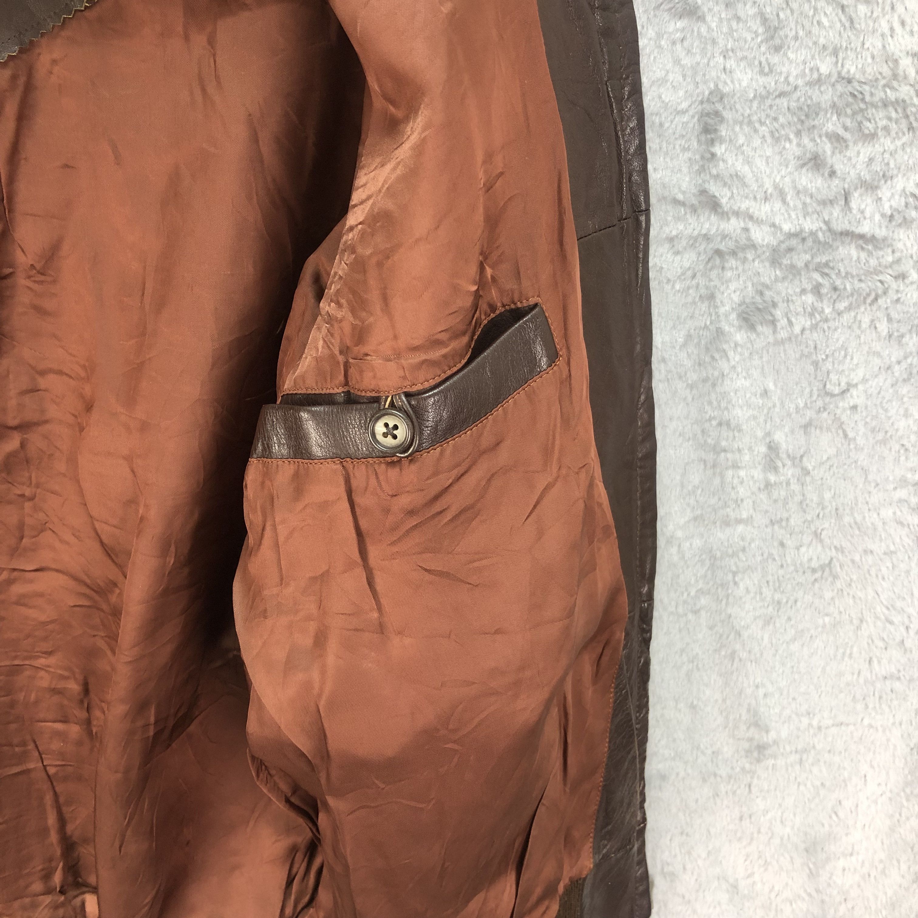 Vintage Vintage 90's Perma Stone Leather Jacket #4720-165 Size US L / EU 52-54 / 3 - 9 Thumbnail