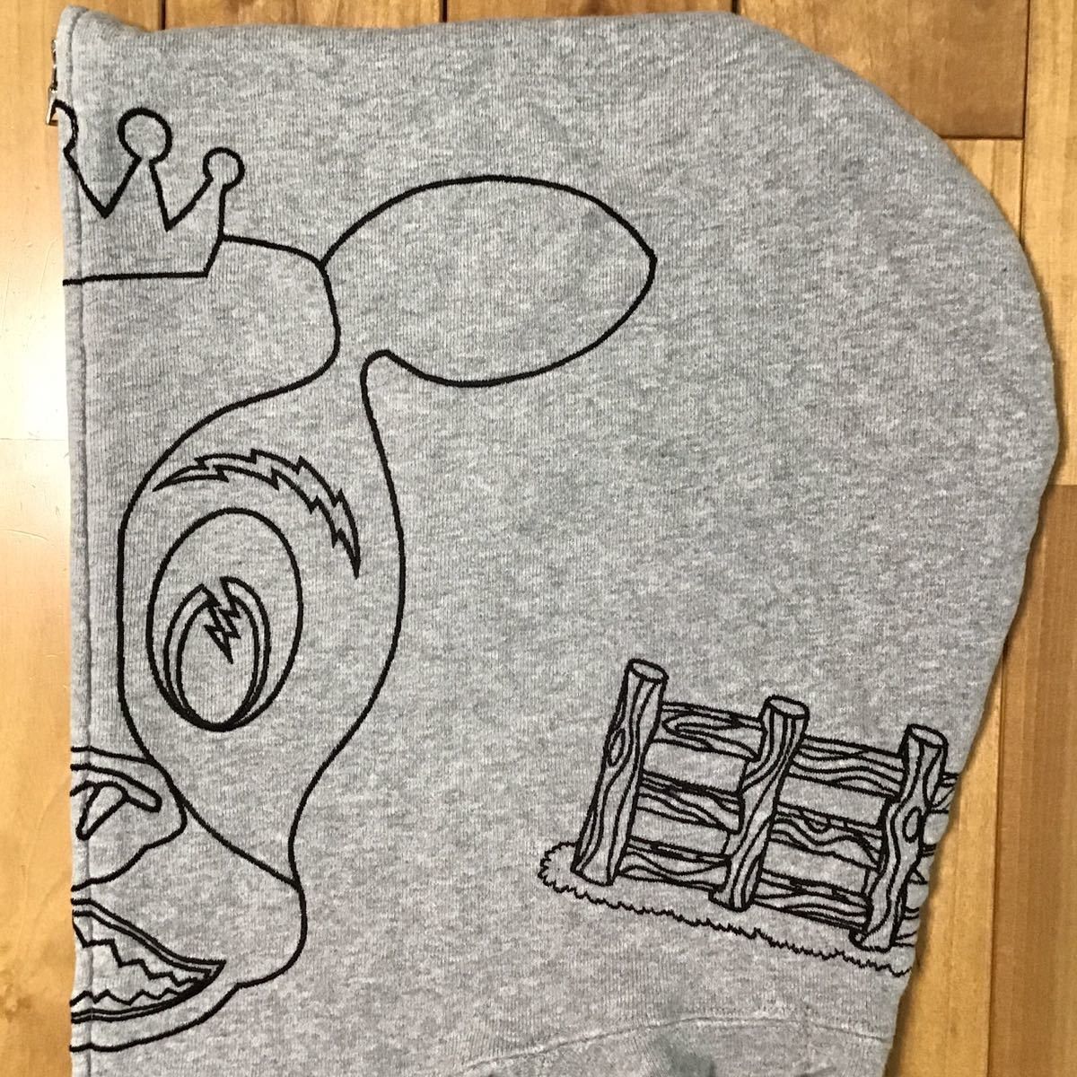 Bape BAPE Holstein full zip hoodie Gray Size US M / EU 48-50 / 2 - 4 Thumbnail