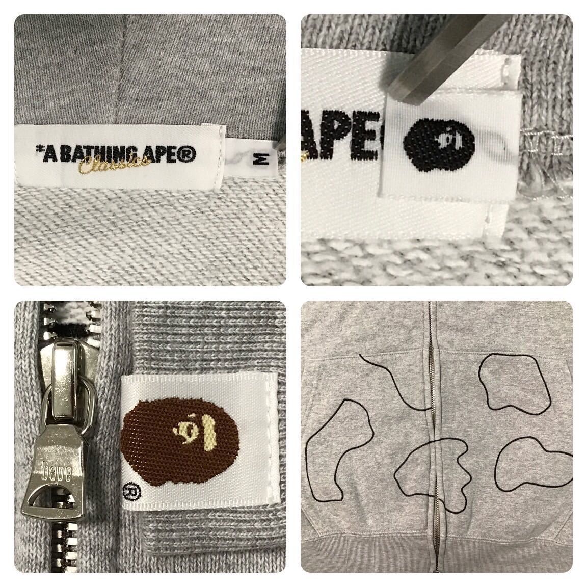 Bape BAPE Holstein full zip hoodie Gray Size US M / EU 48-50 / 2 - 8 Thumbnail
