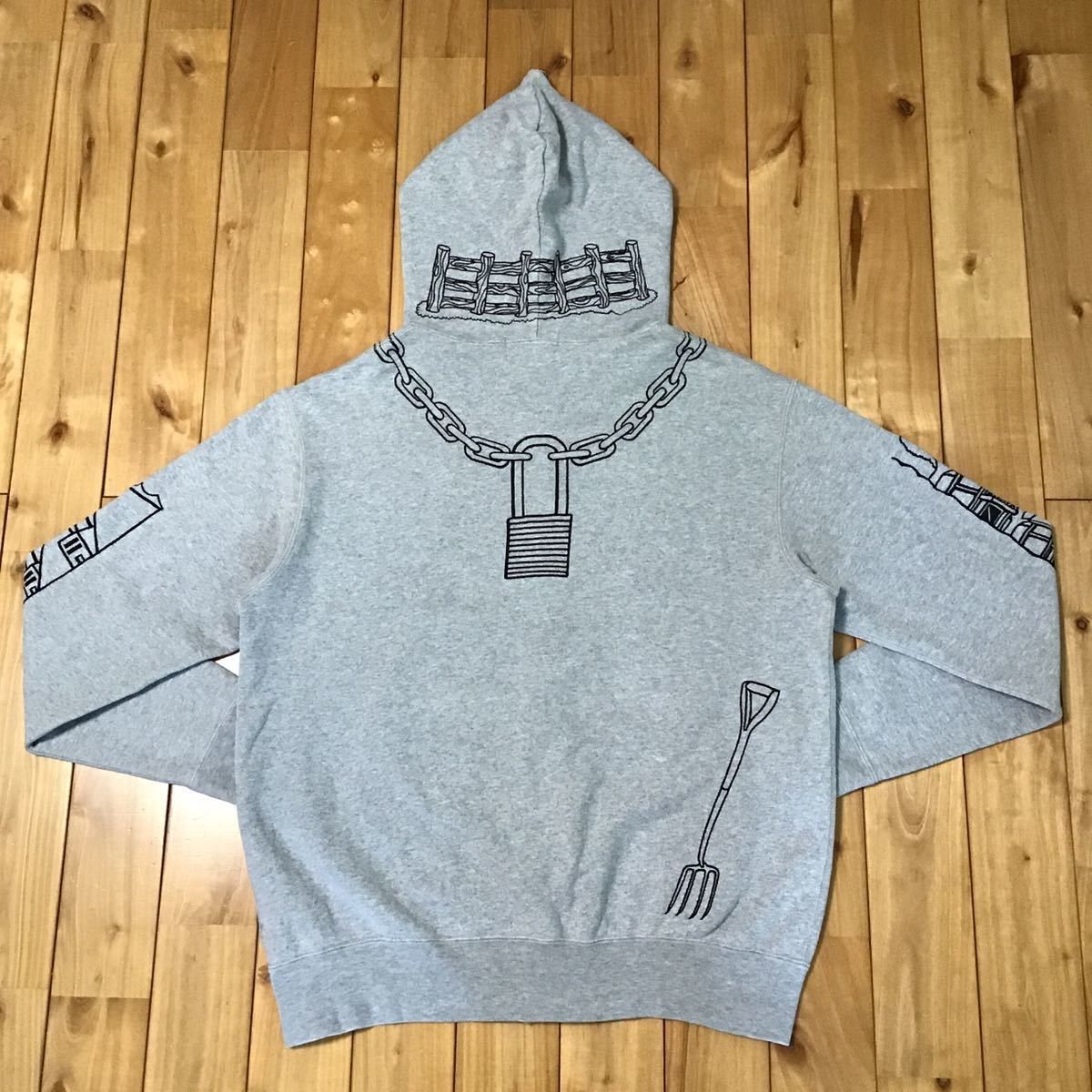 Bape BAPE Holstein full zip hoodie Gray Size US M / EU 48-50 / 2 - 5 Thumbnail