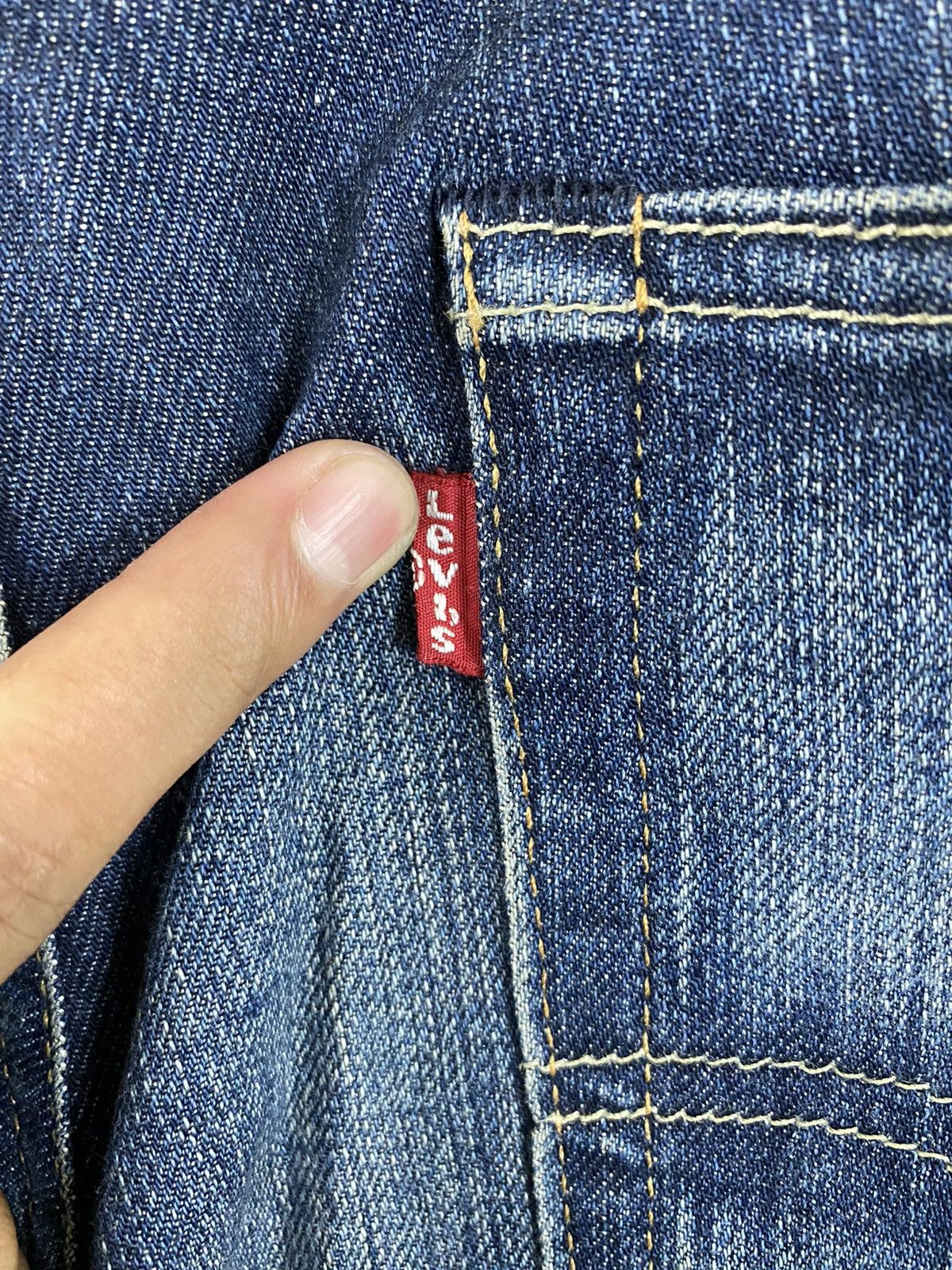 Levi's DLS 551 Levi’s Blue distressed Denim Pants #BB528 Size US 36 / EU 52 - 11 Thumbnail