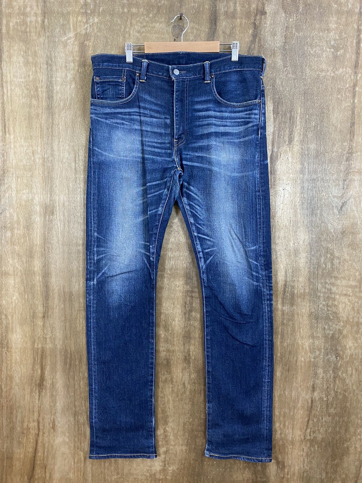 image of 551 Levi’S Blue Distressed Denim Pants B528, Men's (Size 36)