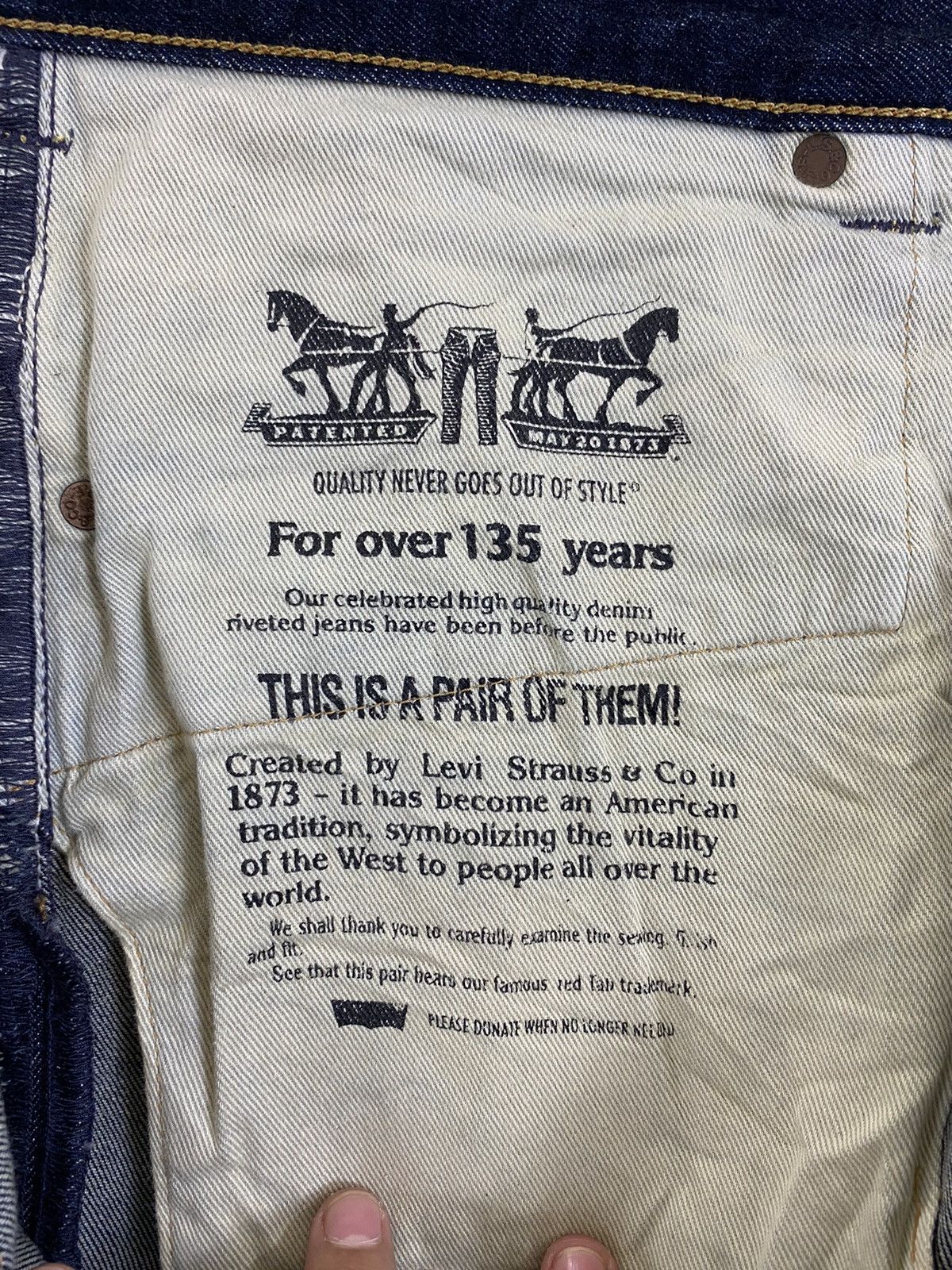Levi's DLS 551 Levi’s Blue distressed Denim Pants #BB528 Size US 36 / EU 52 - 15 Thumbnail