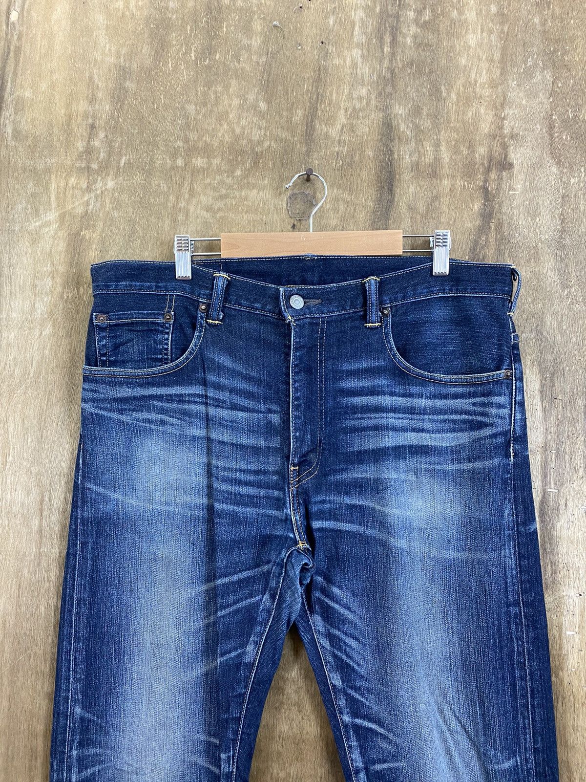 Levi's DLS 551 Levi’s Blue distressed Denim Pants #BB528 Size US 36 / EU 52 - 2 Thumbnail