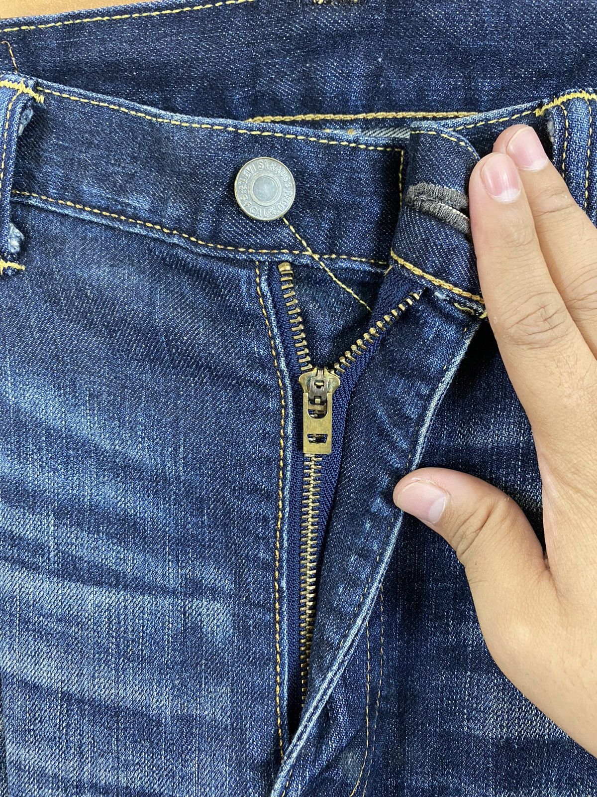 Levi's DLS 551 Levi’s Blue distressed Denim Pants #BB528 Size US 36 / EU 52 - 17 Thumbnail
