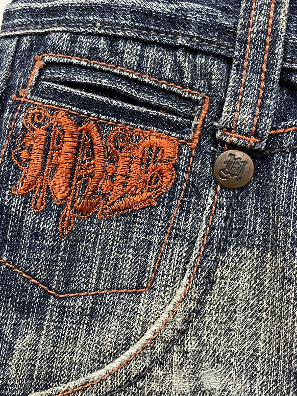 Makaveli Vintage Makaveli Tupac Shakur Embroidery Baggy Denim Size US 30 / EU 46 - 7 Thumbnail