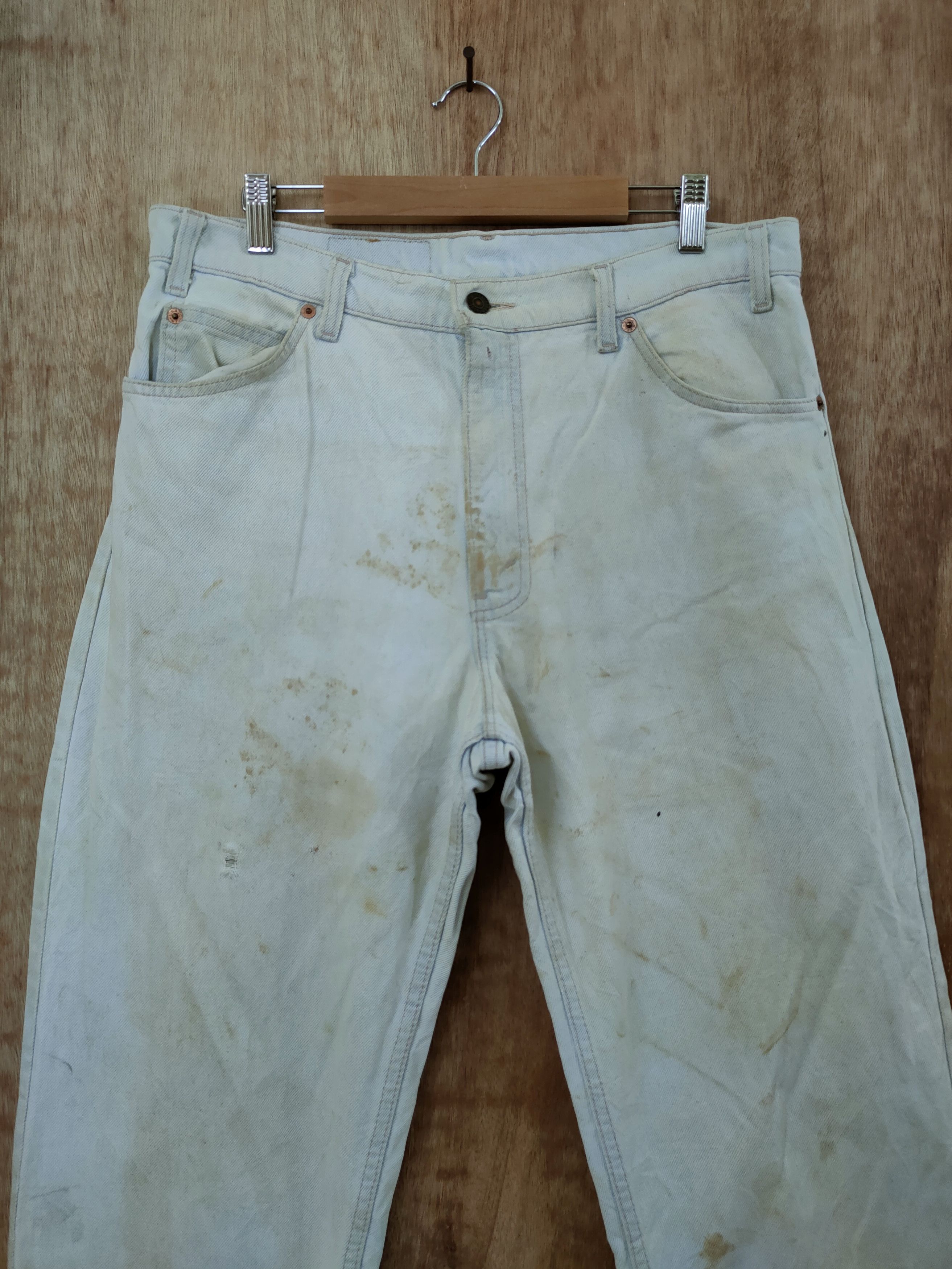 Levi's D 550 levis orange tab vintage dirty ripped denim #46-820 Size US 34 / EU 50 - 3 Thumbnail