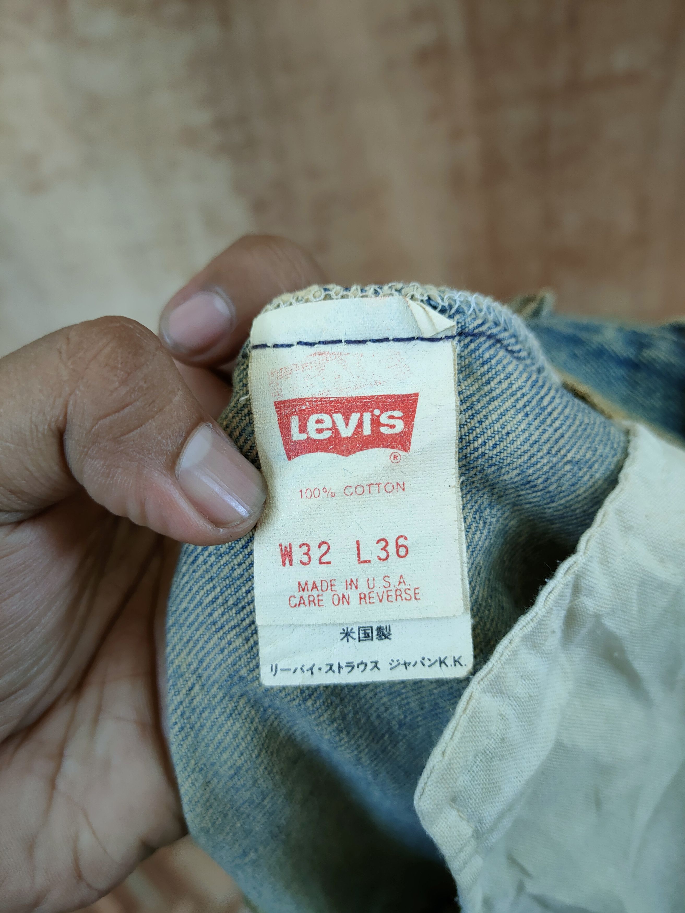 Levi's 501 levis vintage distressed denim pants #46-819 Size US 31 - 12 Thumbnail