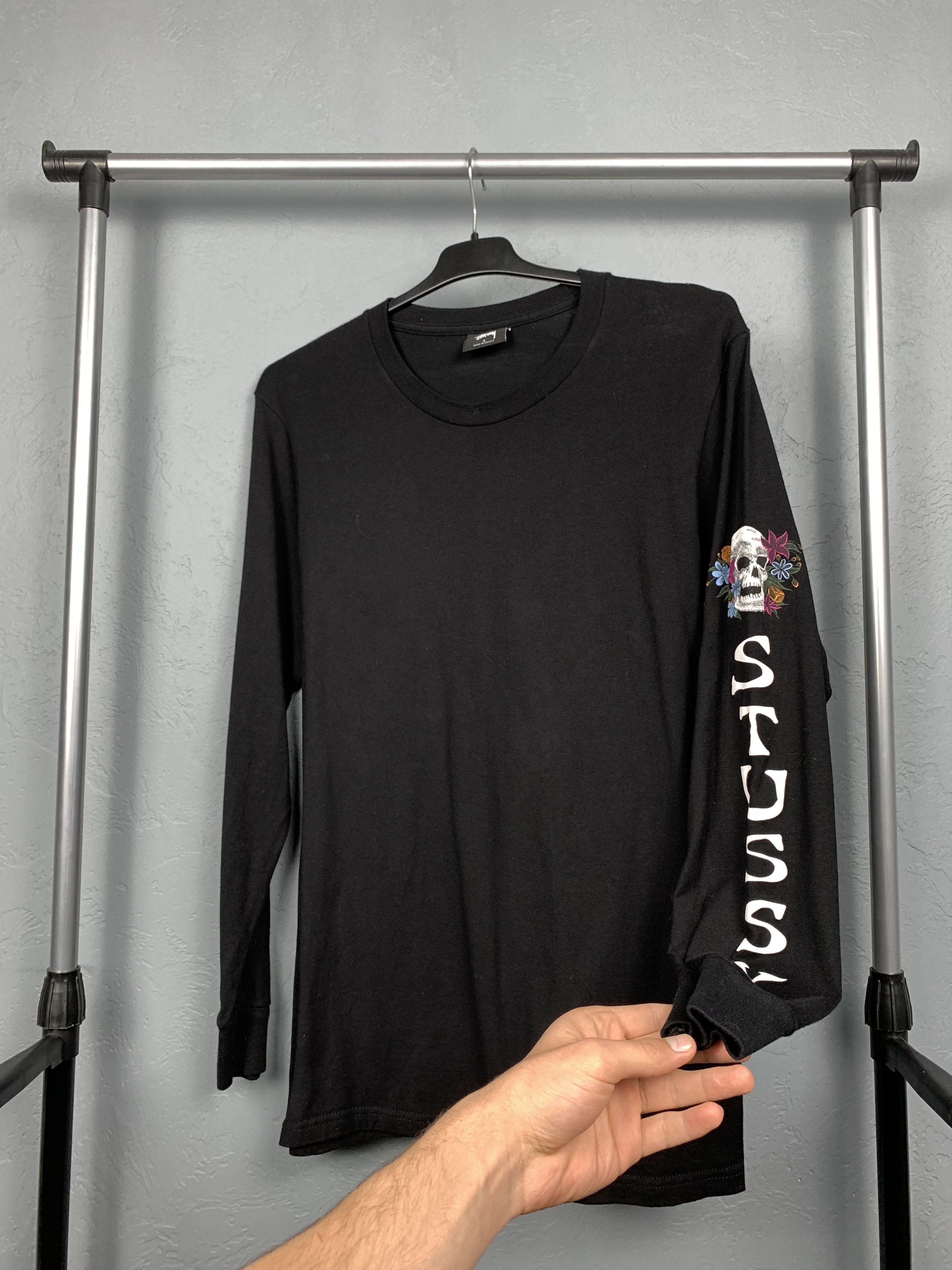 【STUSSY★】Plush T-Shirt Black Stussy Plush T Shirt | Grailed