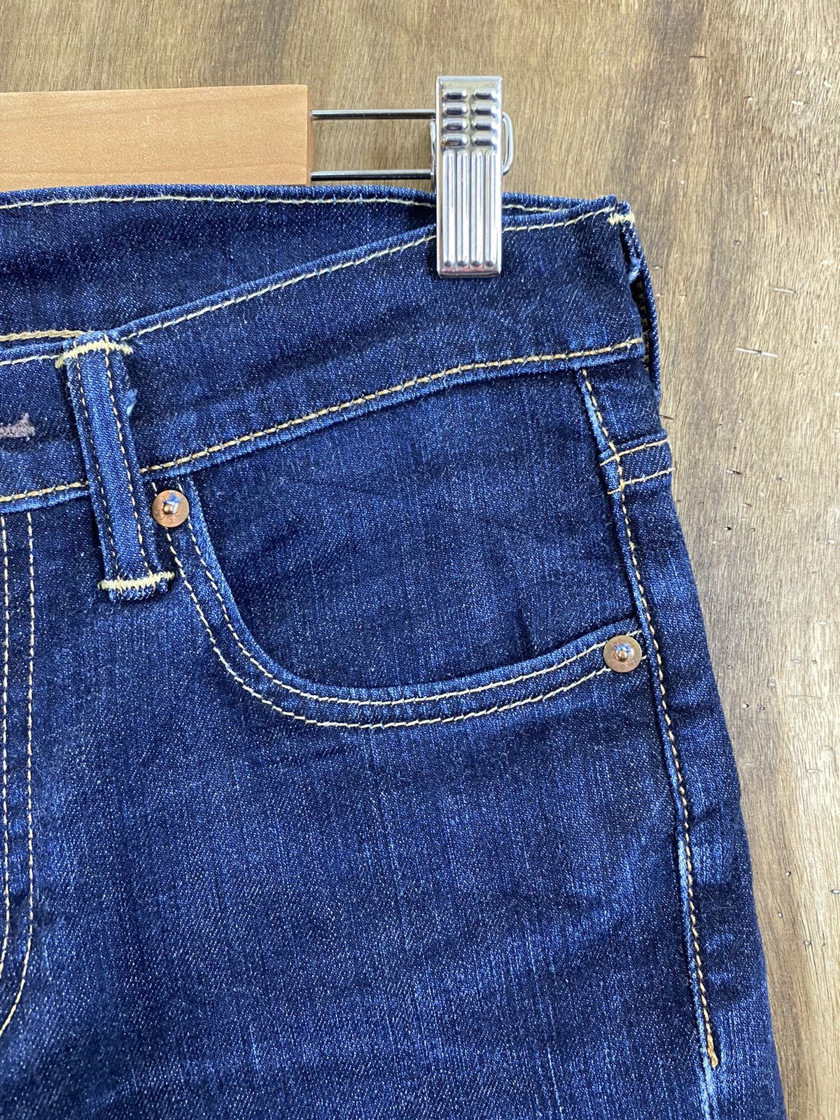 Levi's 511 Levi’s Blue Distressed Denim Pants #B546 Size US 28 / EU 44 - 5 Thumbnail