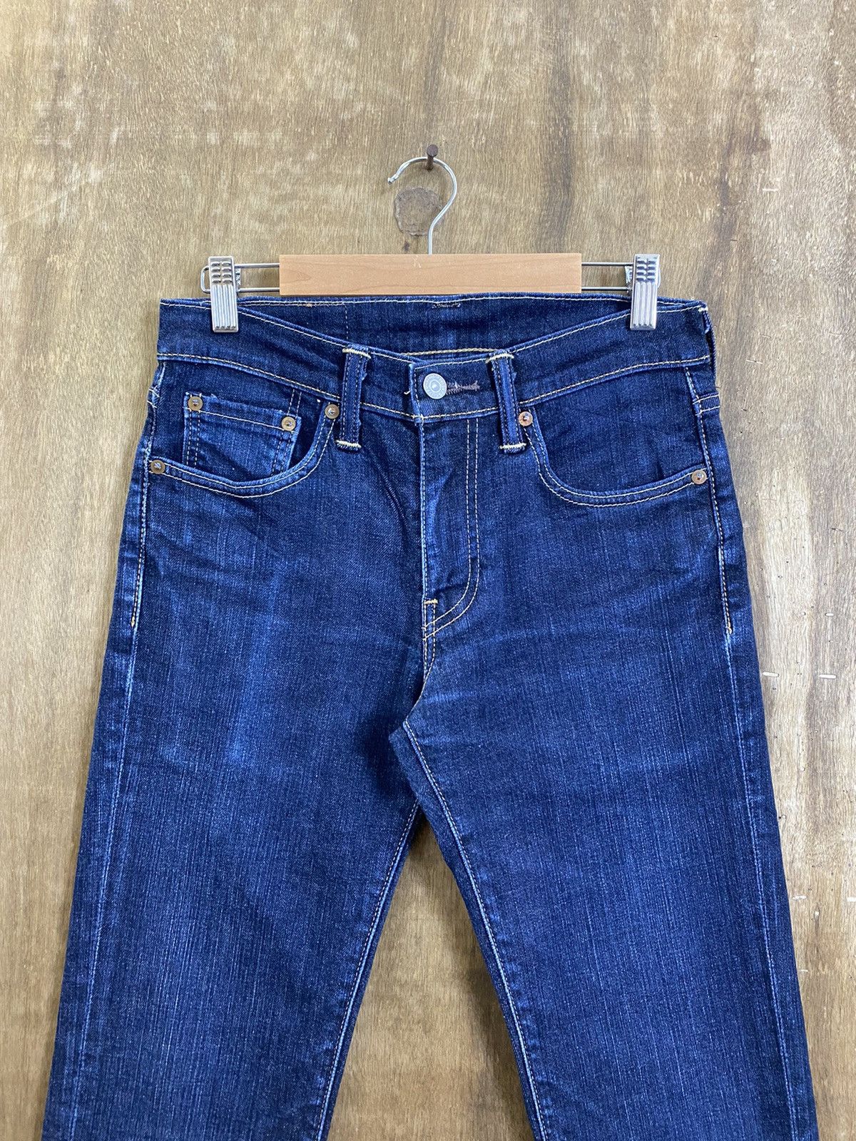 Levi's 511 Levi’s Blue Distressed Denim Pants #B546 Size US 28 / EU 44 - 2 Thumbnail