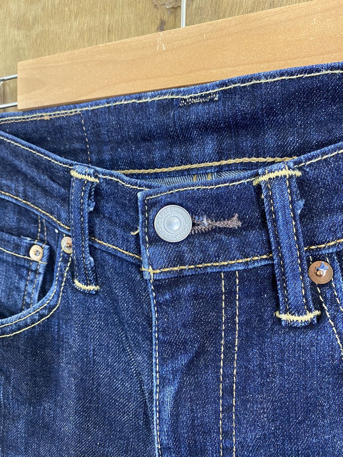 Levi's 511 Levi’s Blue Distressed Denim Pants #B546 Size US 28 / EU 44 - 15 Thumbnail