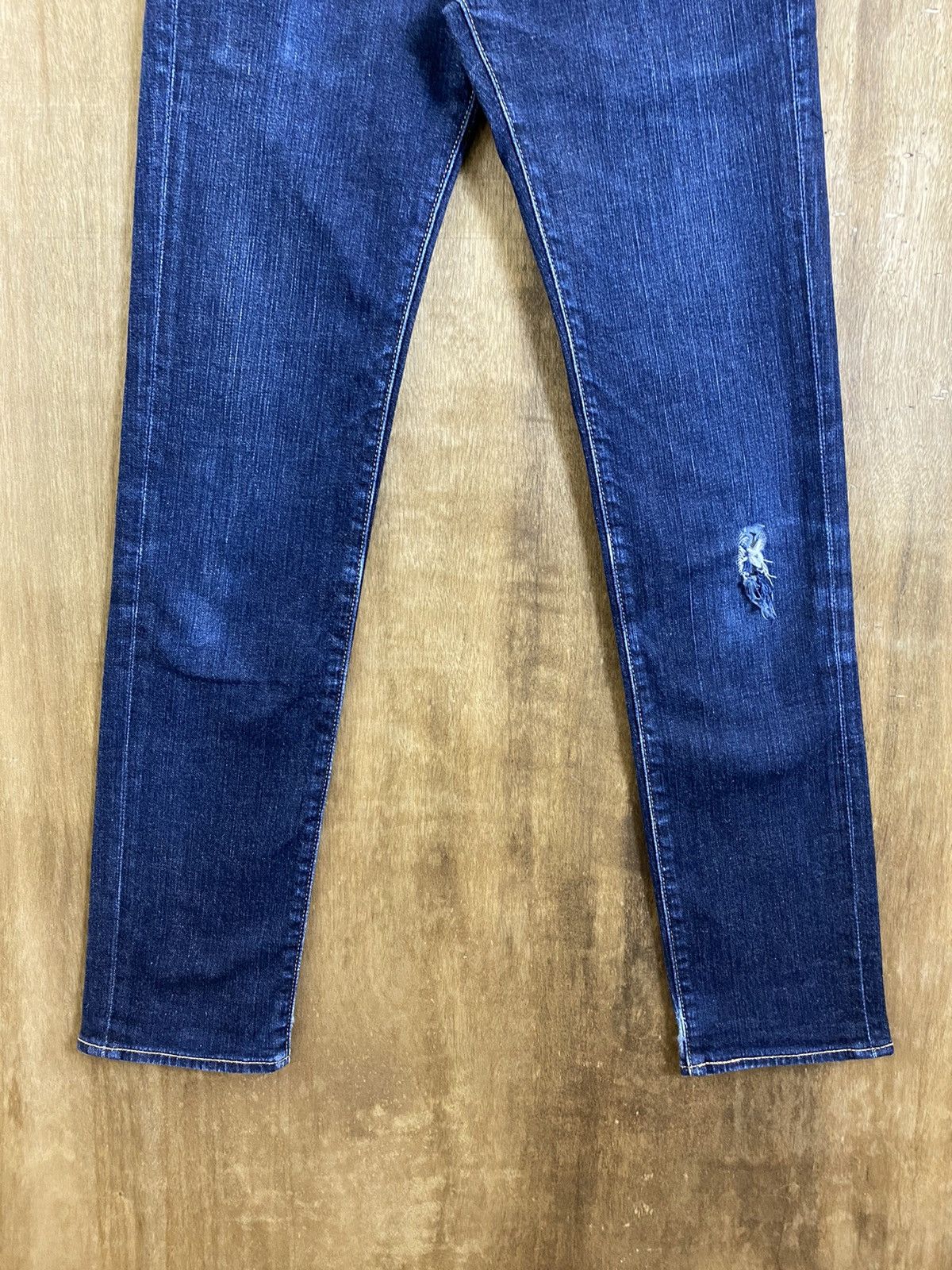 Levi's 511 Levi’s Blue Distressed Denim Pants #B546 Size US 28 / EU 44 - 3 Thumbnail