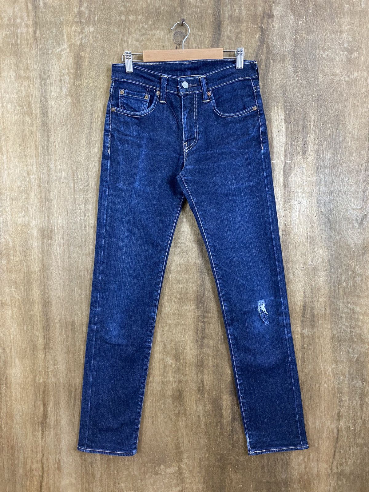 Levi's 511 Levi’s Blue Distressed Denim Pants #B546 Size US 28 / EU 44 - 1 Thumbnail