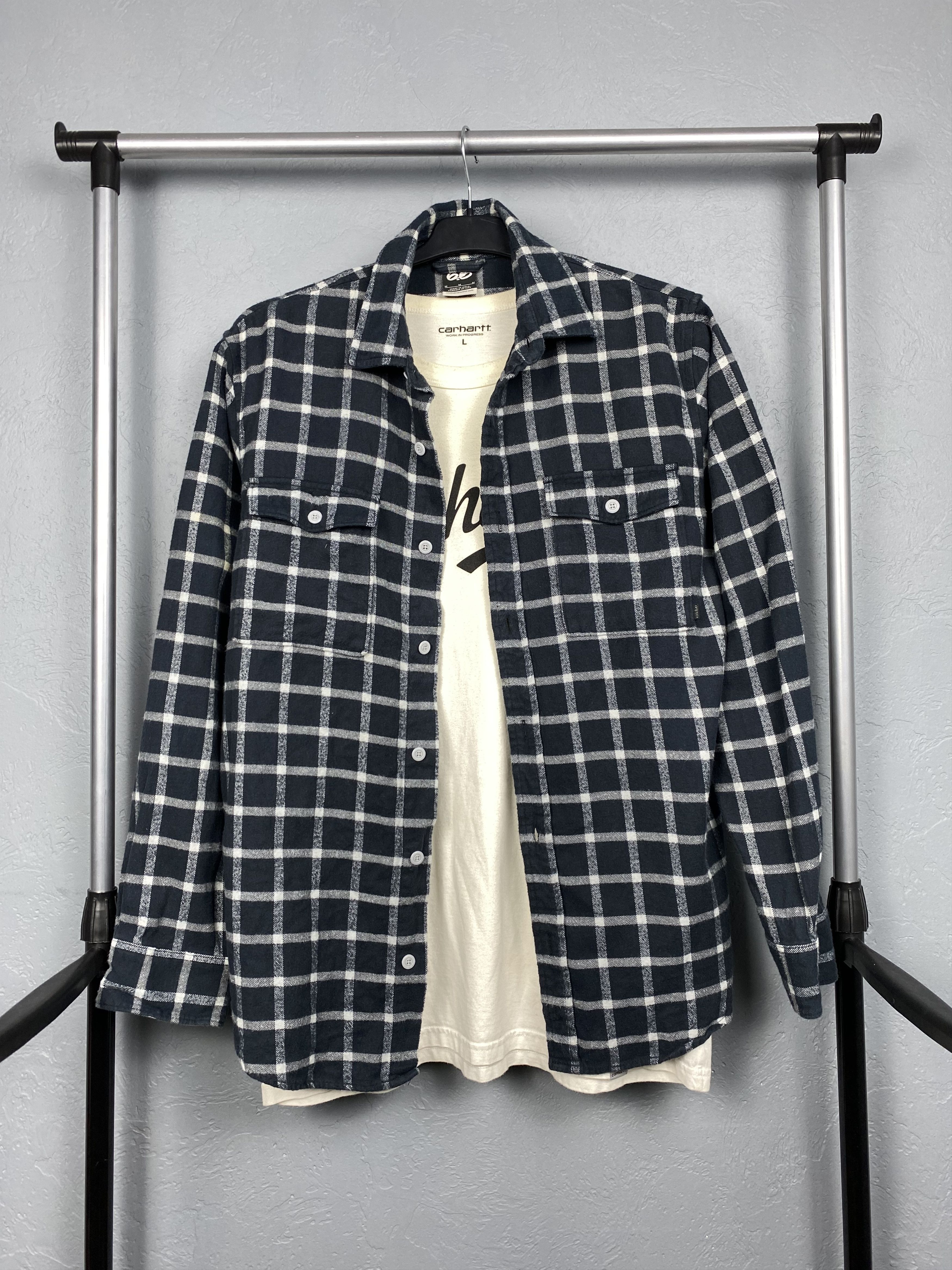 Flannel Vintage Nike 6.0 Flannel Plaid Shirt Travis style Size US M / EU 48-50 / 2 - 1 Thumbnail
