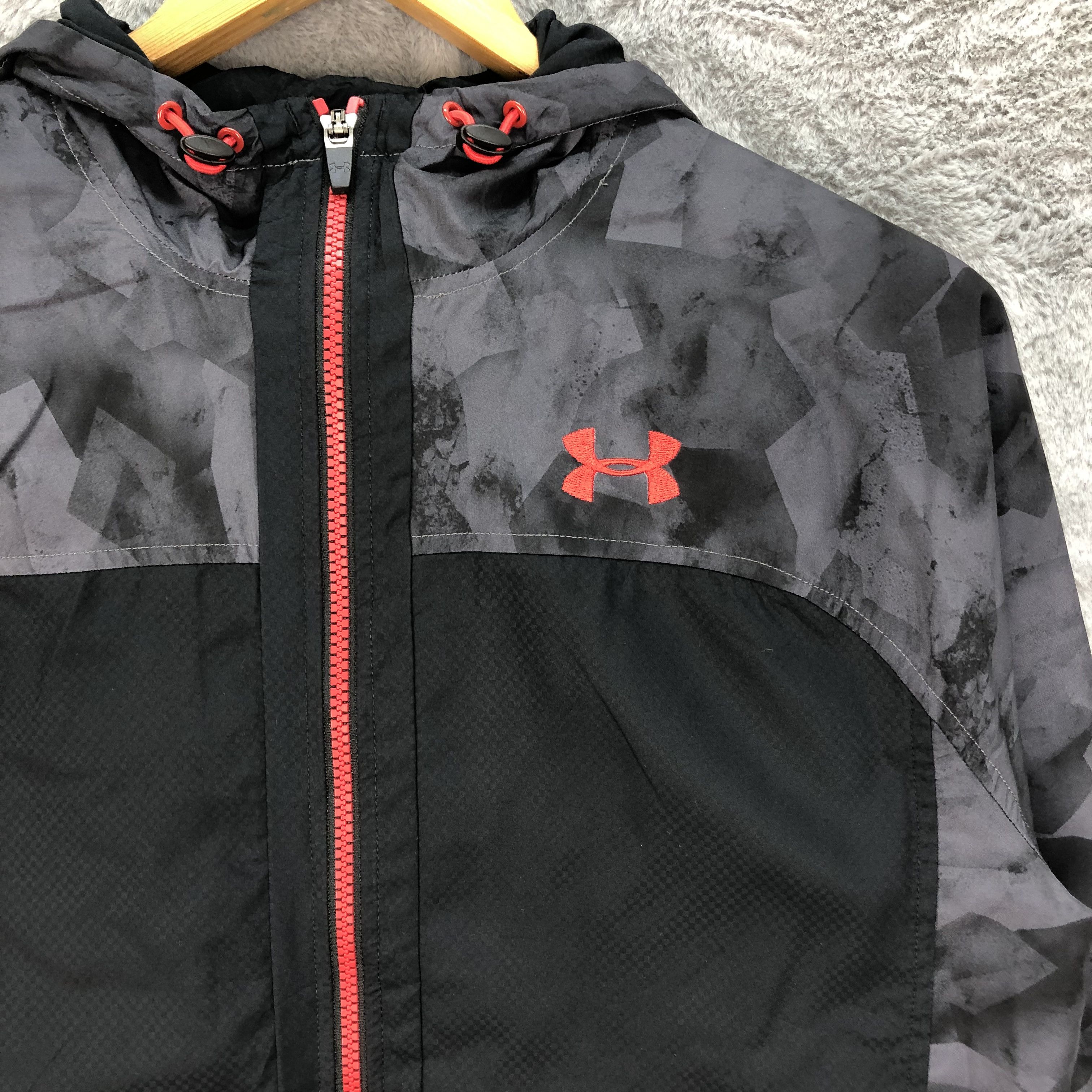 Under Armour Under Armour Back Big Logo Hooded Light Jacket #4732-166 Size US M / EU 48-50 / 2 - 4 Thumbnail