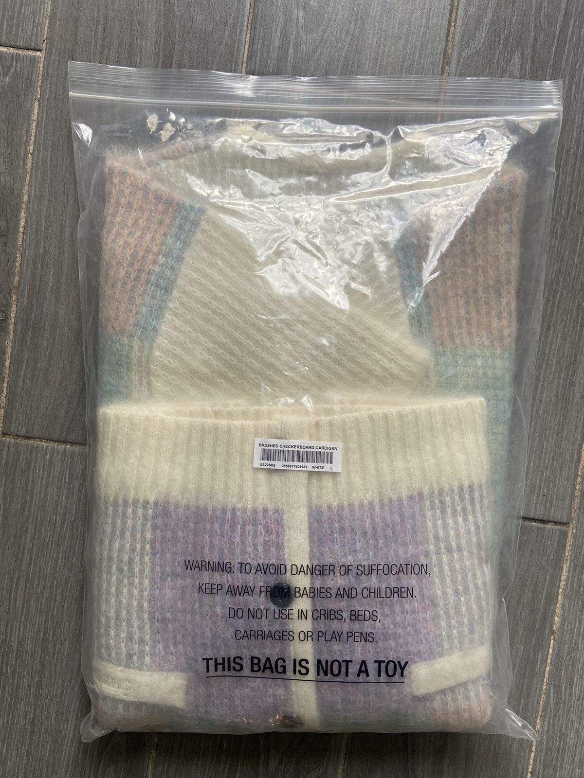 Supreme Supreme Brushed Grid Cardigan Large Size US L / EU 52-54 / 3 - 2 Thumbnail