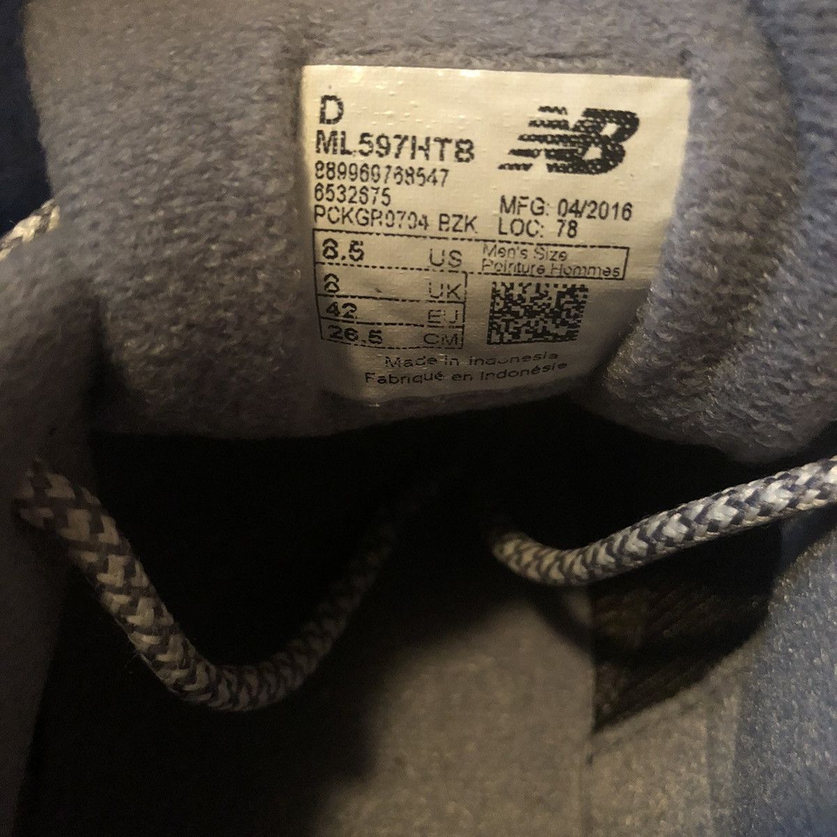 New Balance New Balance 597 Modern Classics Grey 3M Trainer Shoes Size US 8.5 / EU 41-42 - 12 Thumbnail