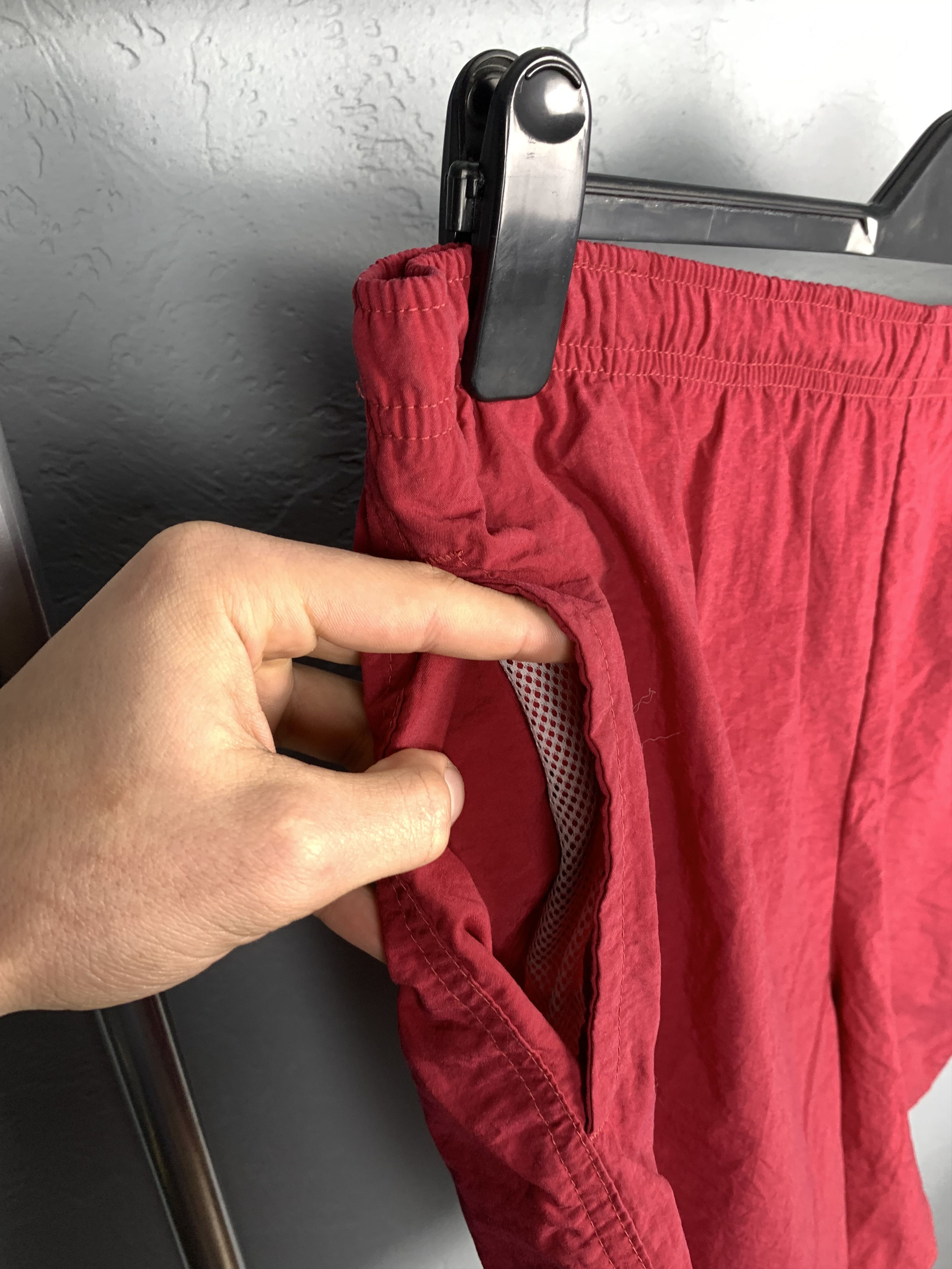 Nike × Vintage Nike 90'S Vintage Nylon Shorts Size US 32 / EU 48 - 6 Thumbnail