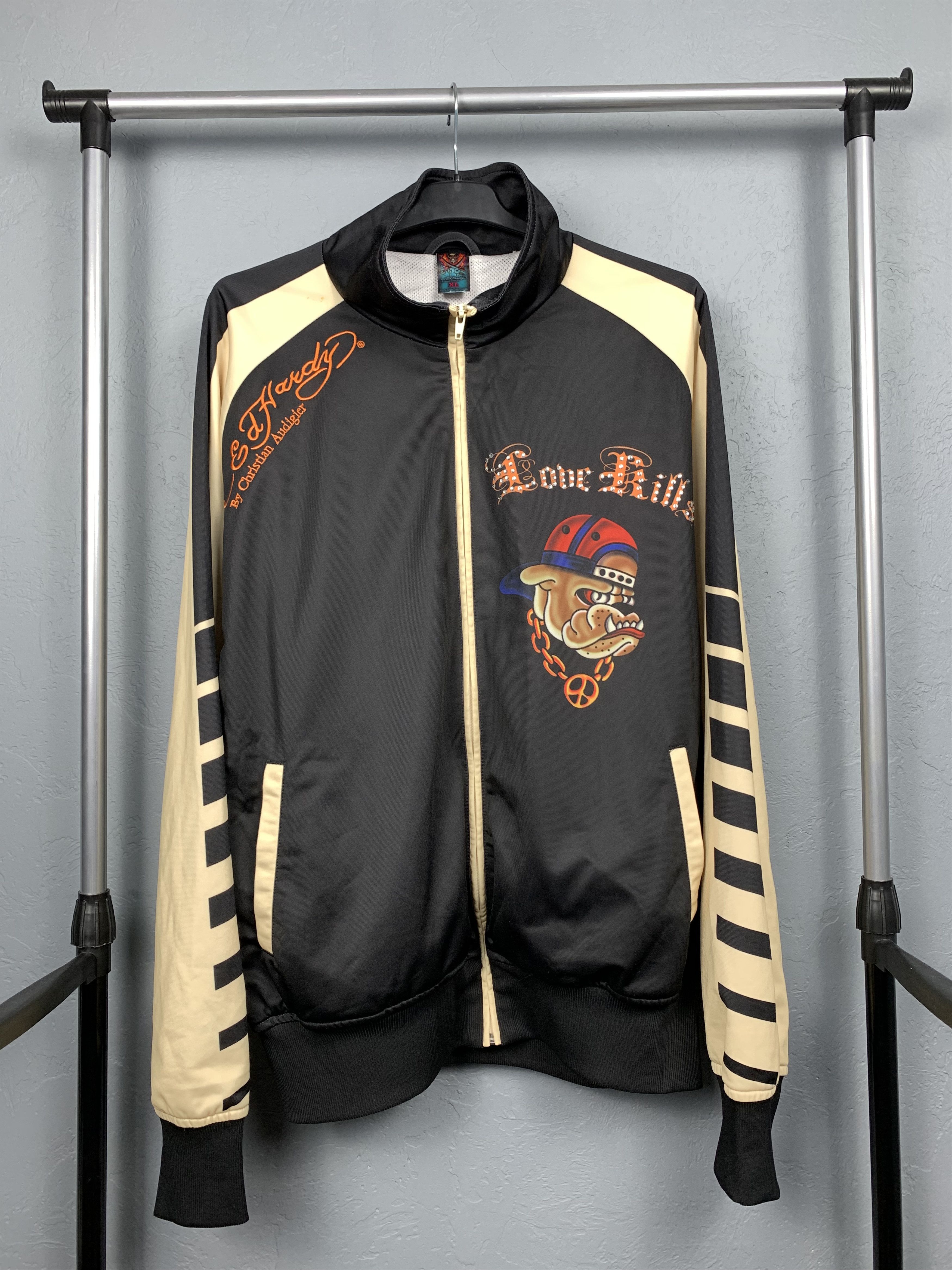 Christian Audigier Ed Hardy / Cristian Audiger Track Top Jacket Size US XL / EU 56 / 4 - 3 Thumbnail